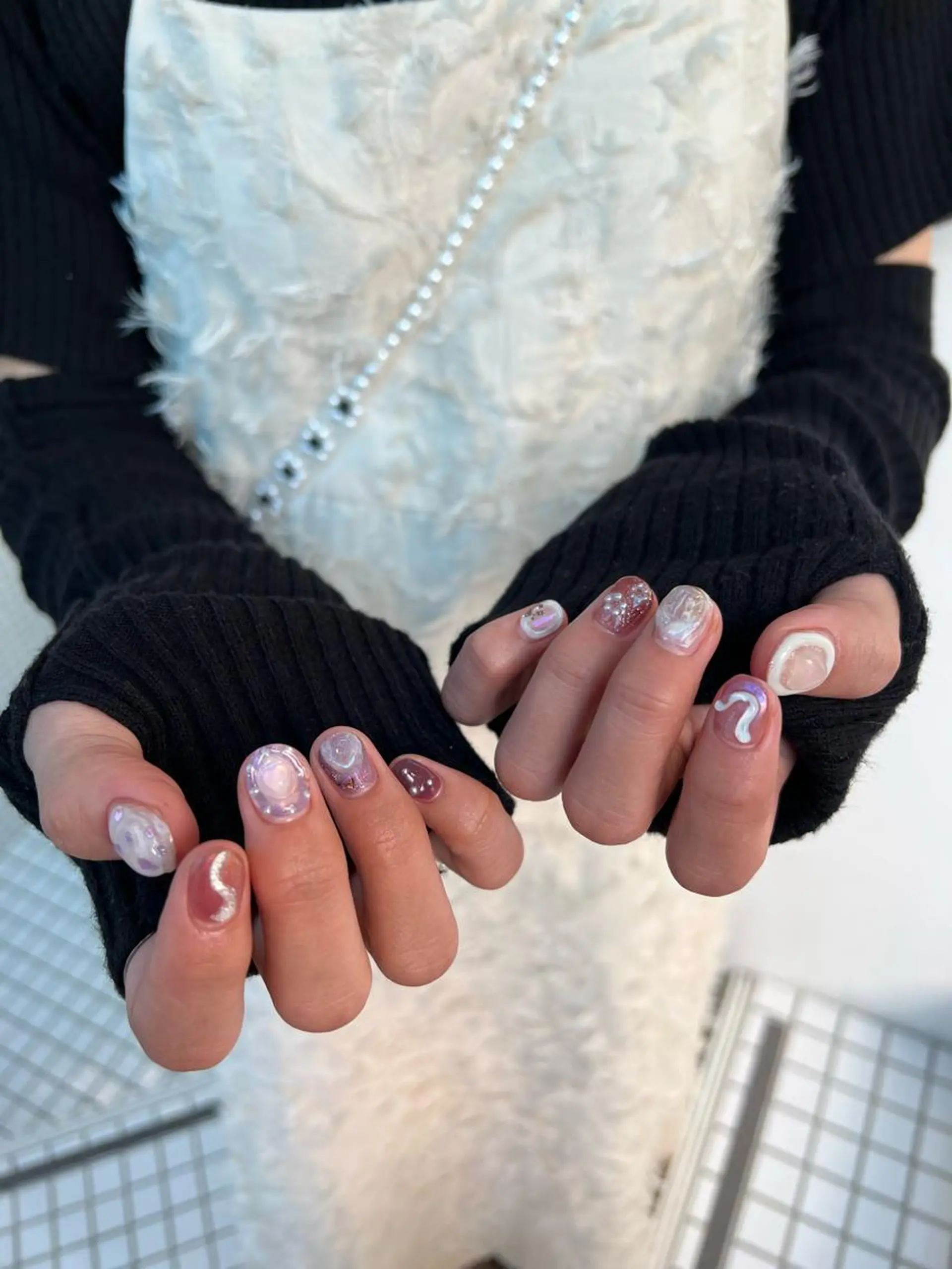 ネイル 【韓国ヘア・ネイル】 HINATA🍒のネイルデザイン