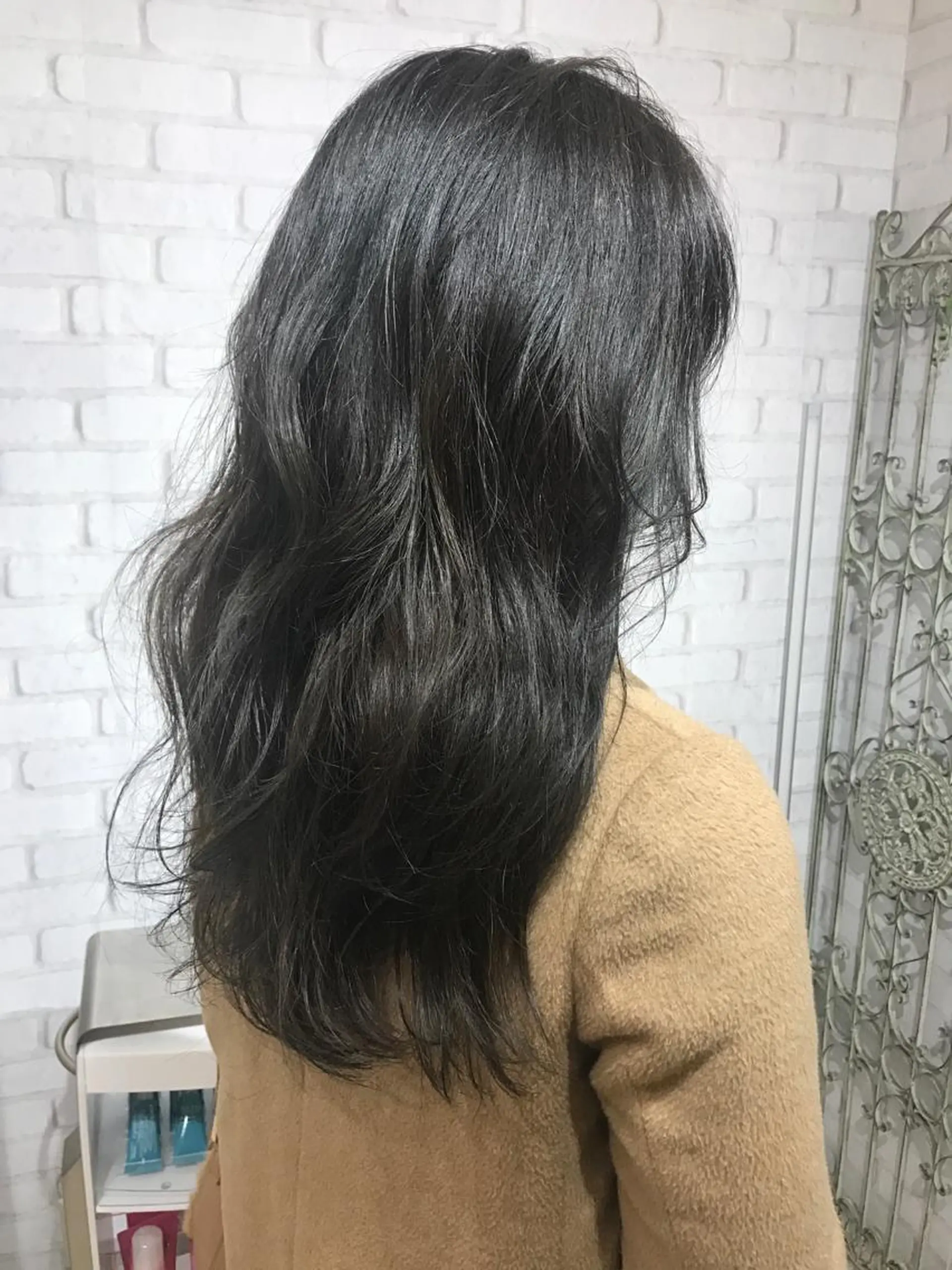 セミロング ハイライト エクステ（レミー毛） NINEのヘアスタイル