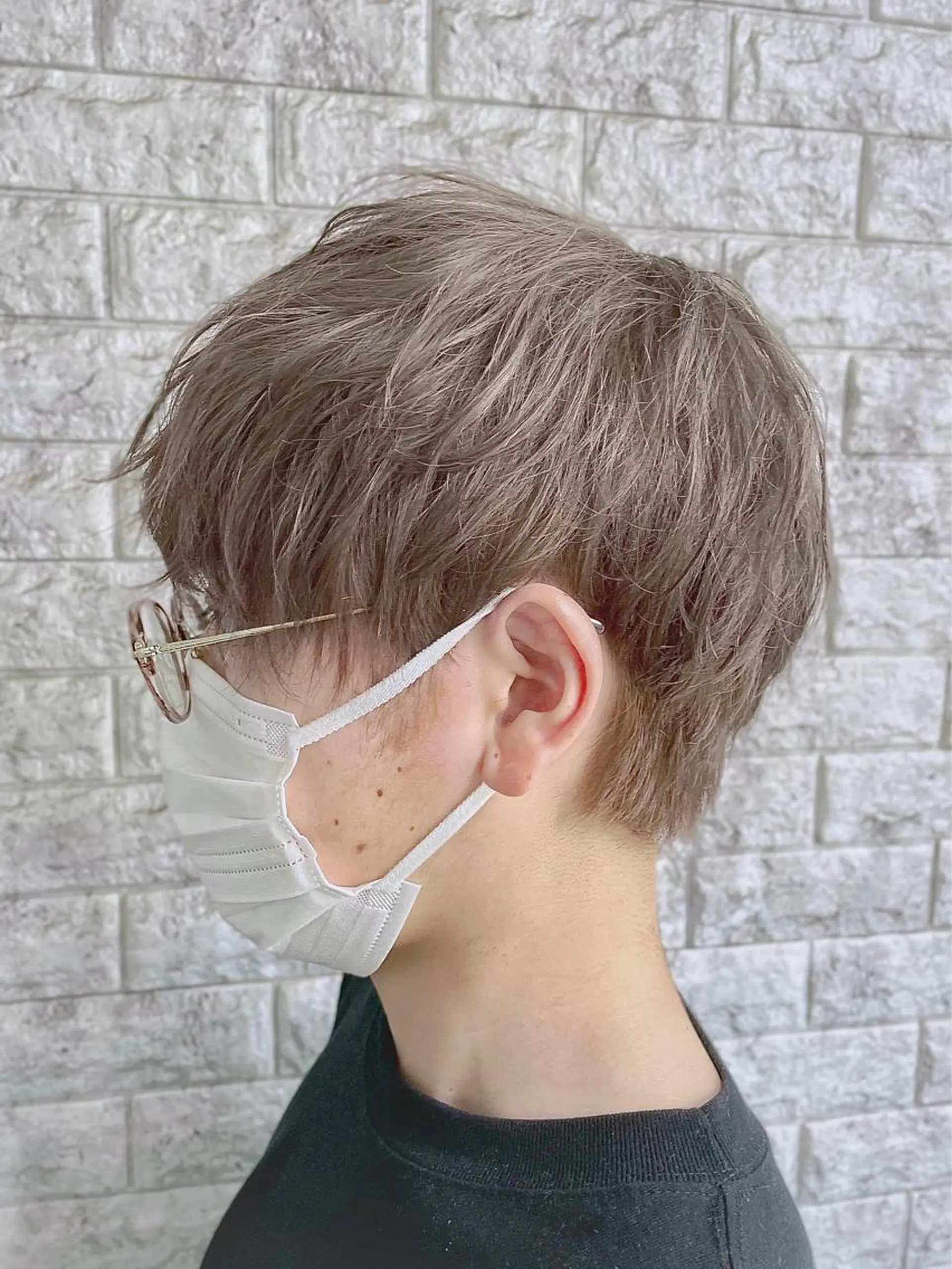 ミディアム カラー メンズ EMANON新宿南口所属・ケアブリーチ×艶カラ ー️🫧Shioriのヘアスタイル