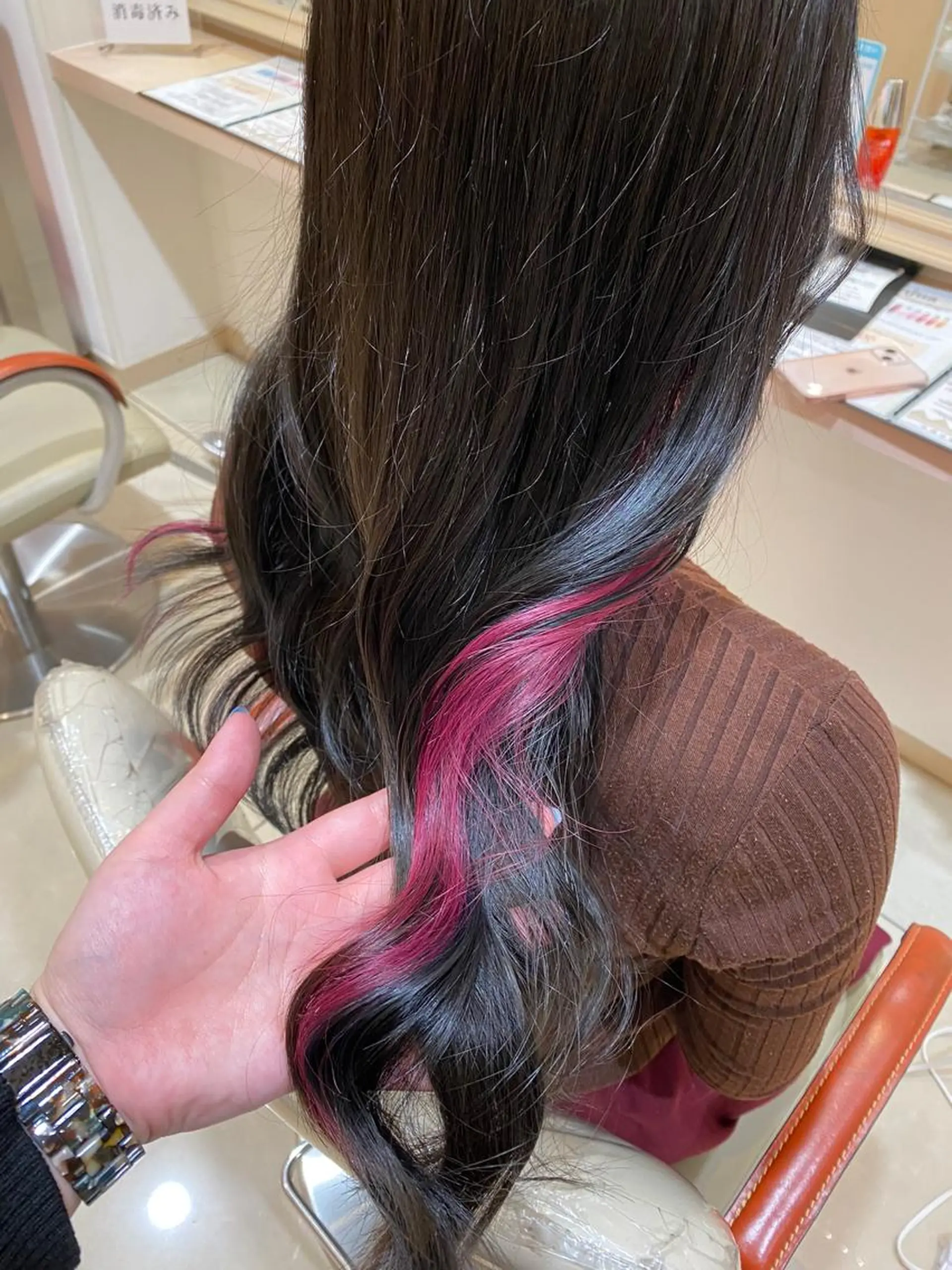 ロング カラー 🪽羽エク/Ash 店長/折目奈央🪽のヘアスタイル