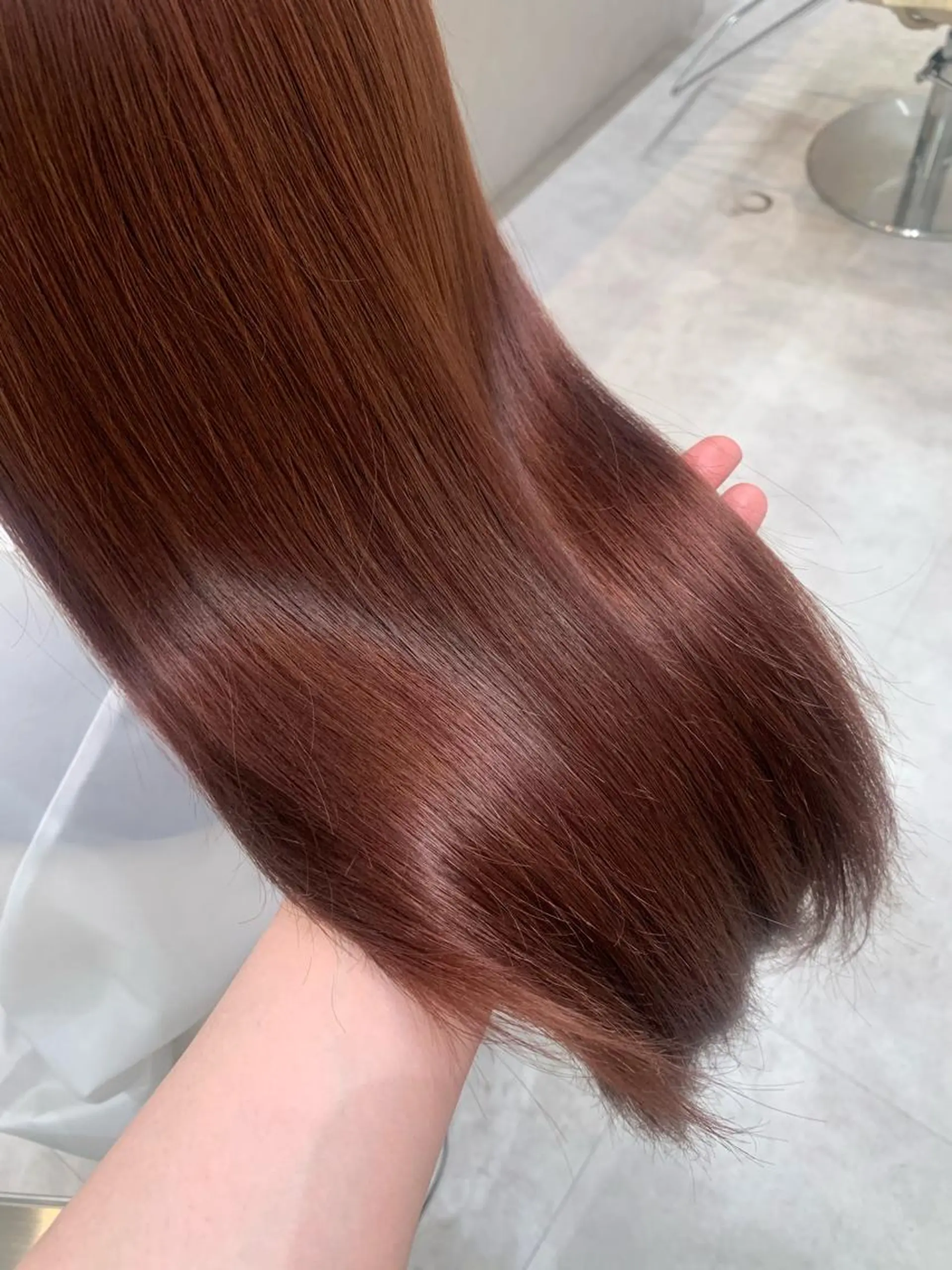 ロング ヘアカラー トリートメント ヘッドスパ 近 紗理奈のヘアスタイル