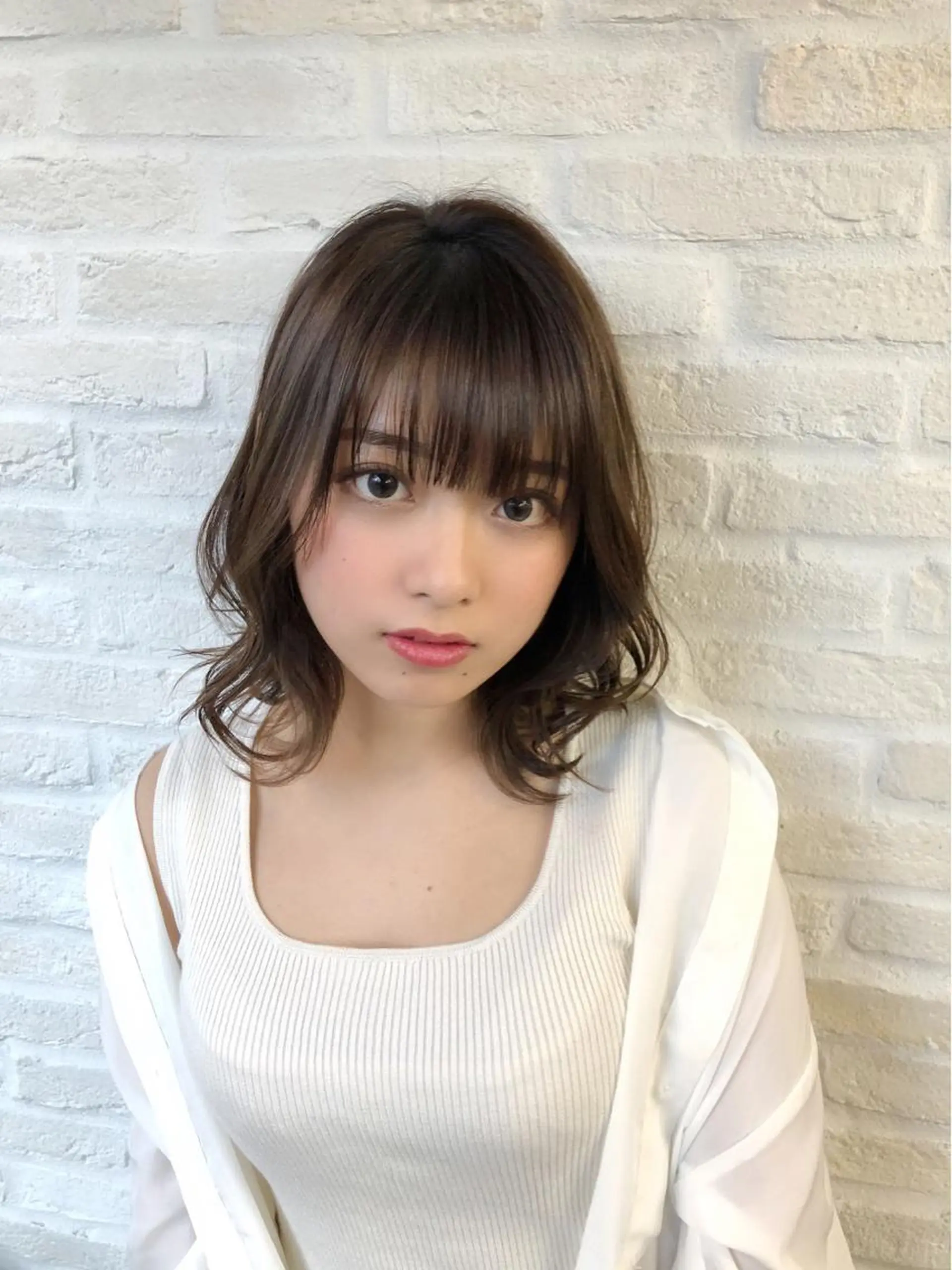 ミディアム カラー レイヤー×髪質改善✨ 渋谷/佐藤侑哉のヘアスタイル