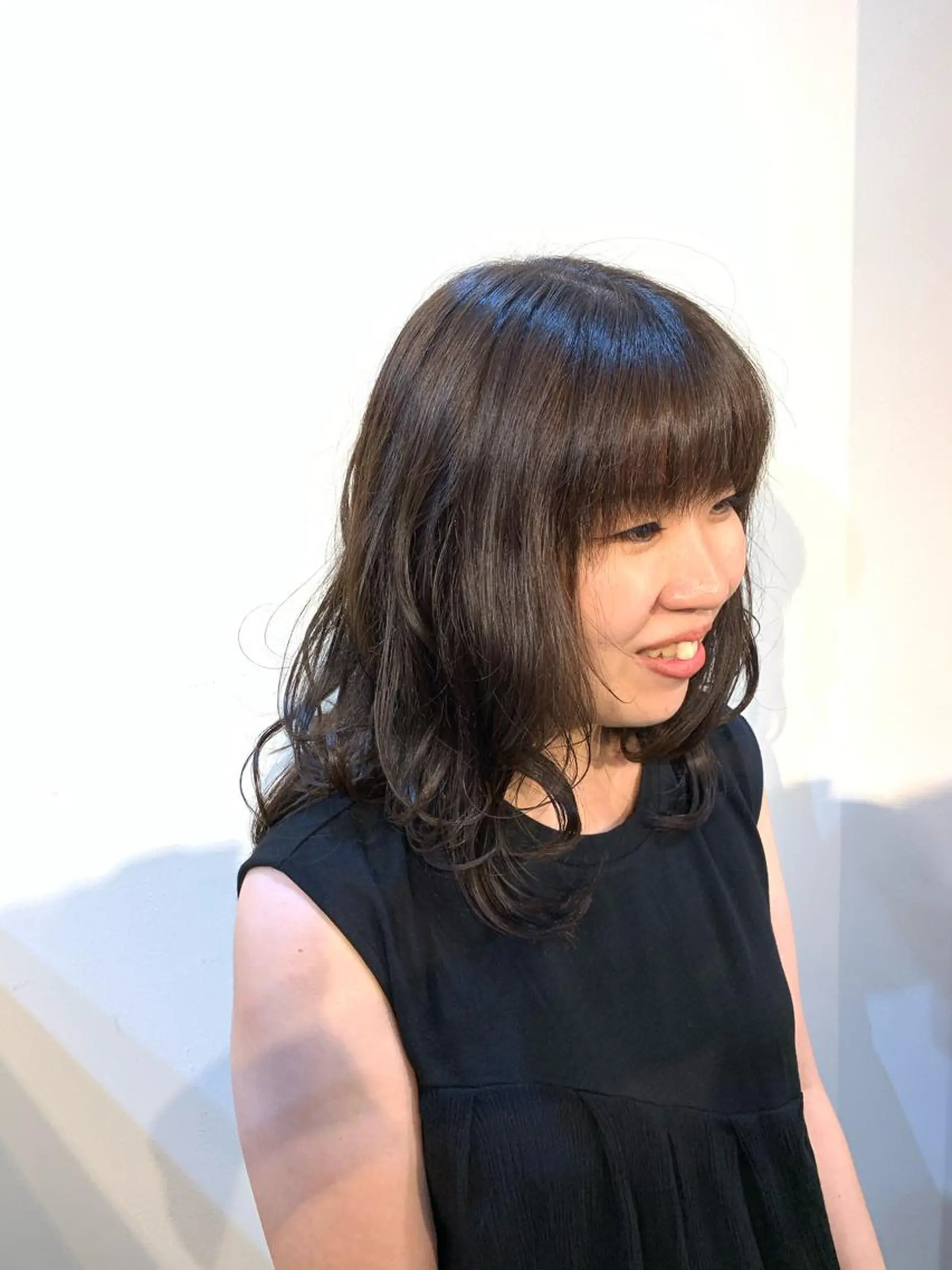 ミディアム 小杉輝/ショート /艶カラー✨のヘアスタイル