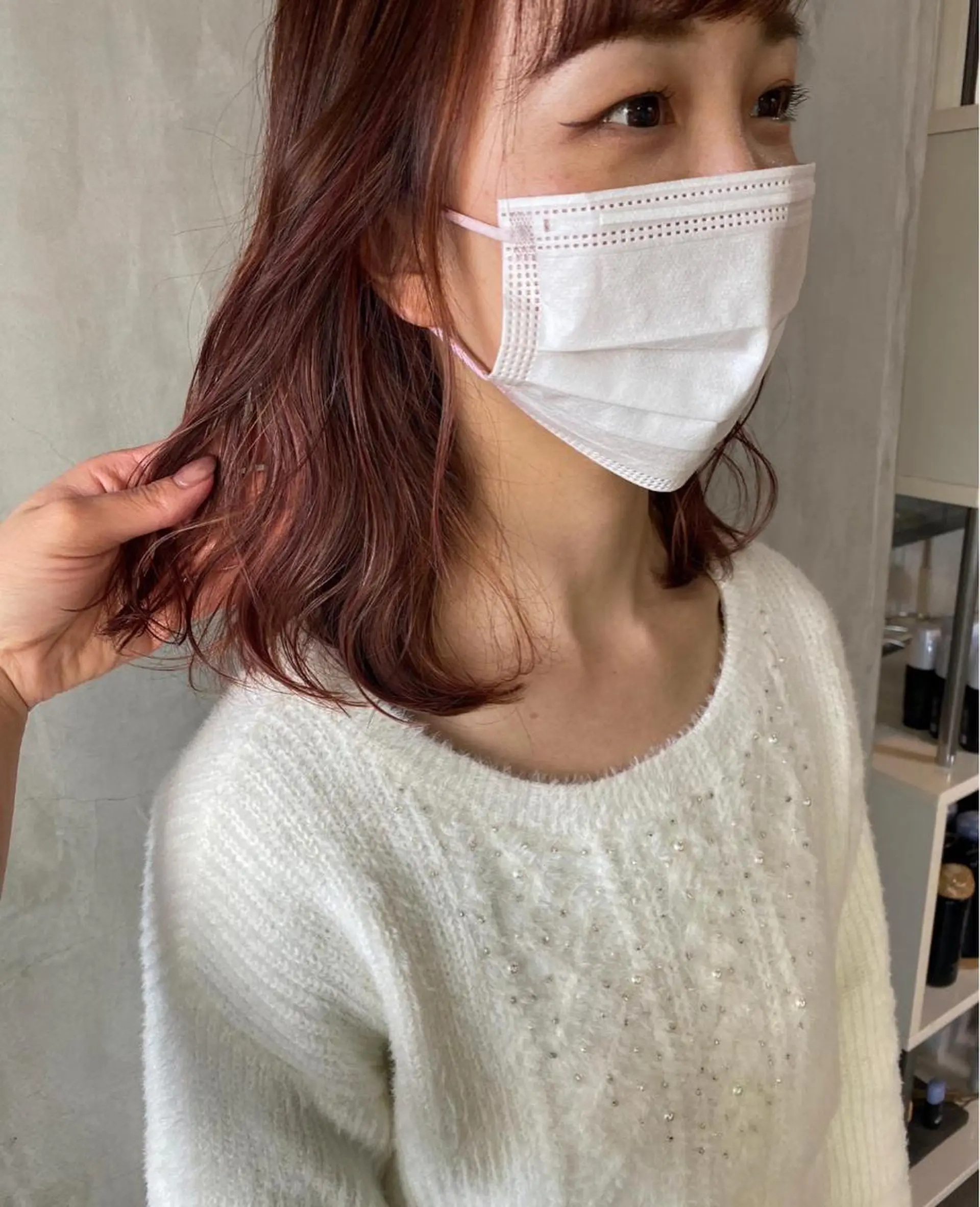 ミディアム カラー ヘアアレンジ stylist/蛯谷 珠里のヘアスタイル