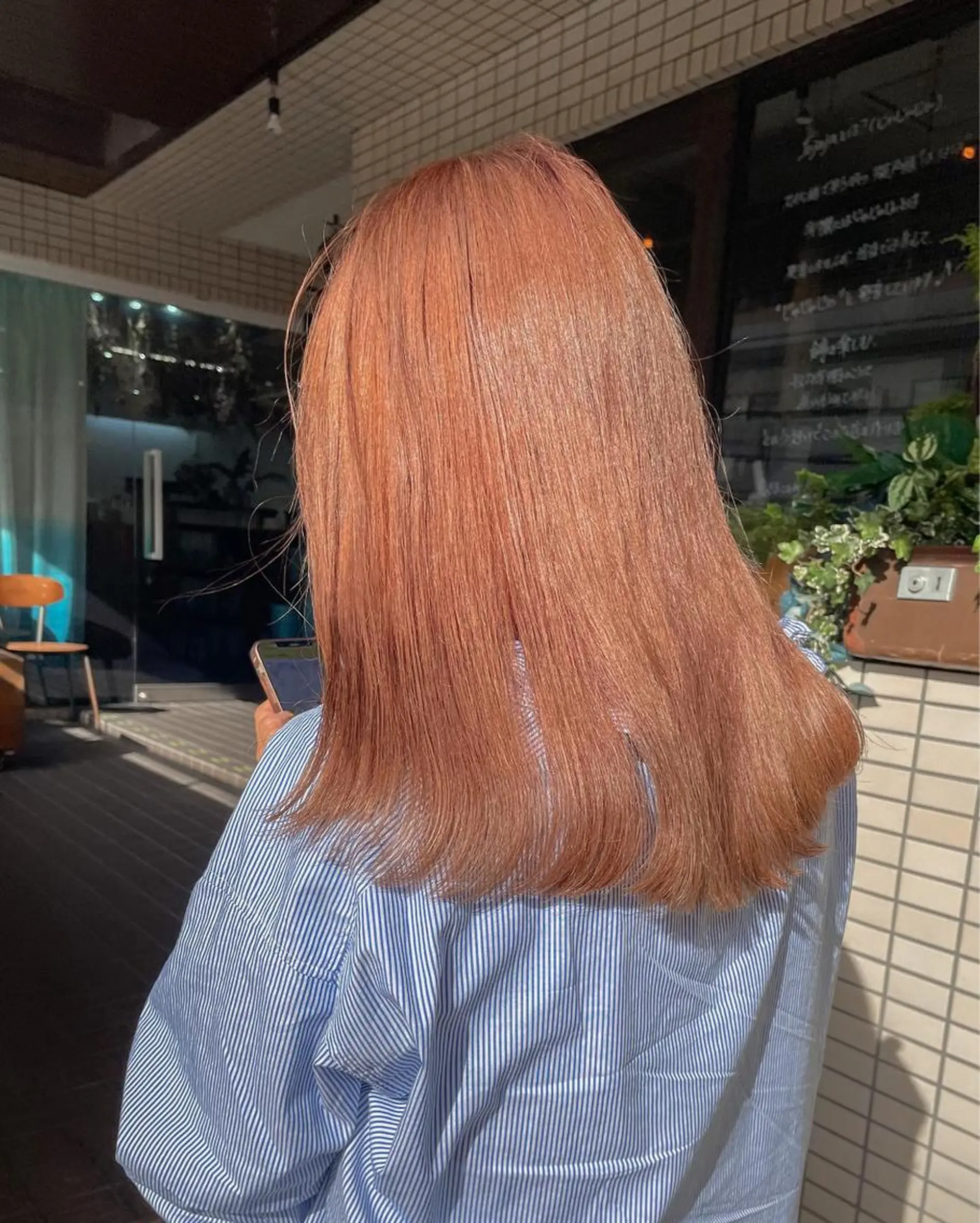 セミロング 仙田 遥のヘアスタイル