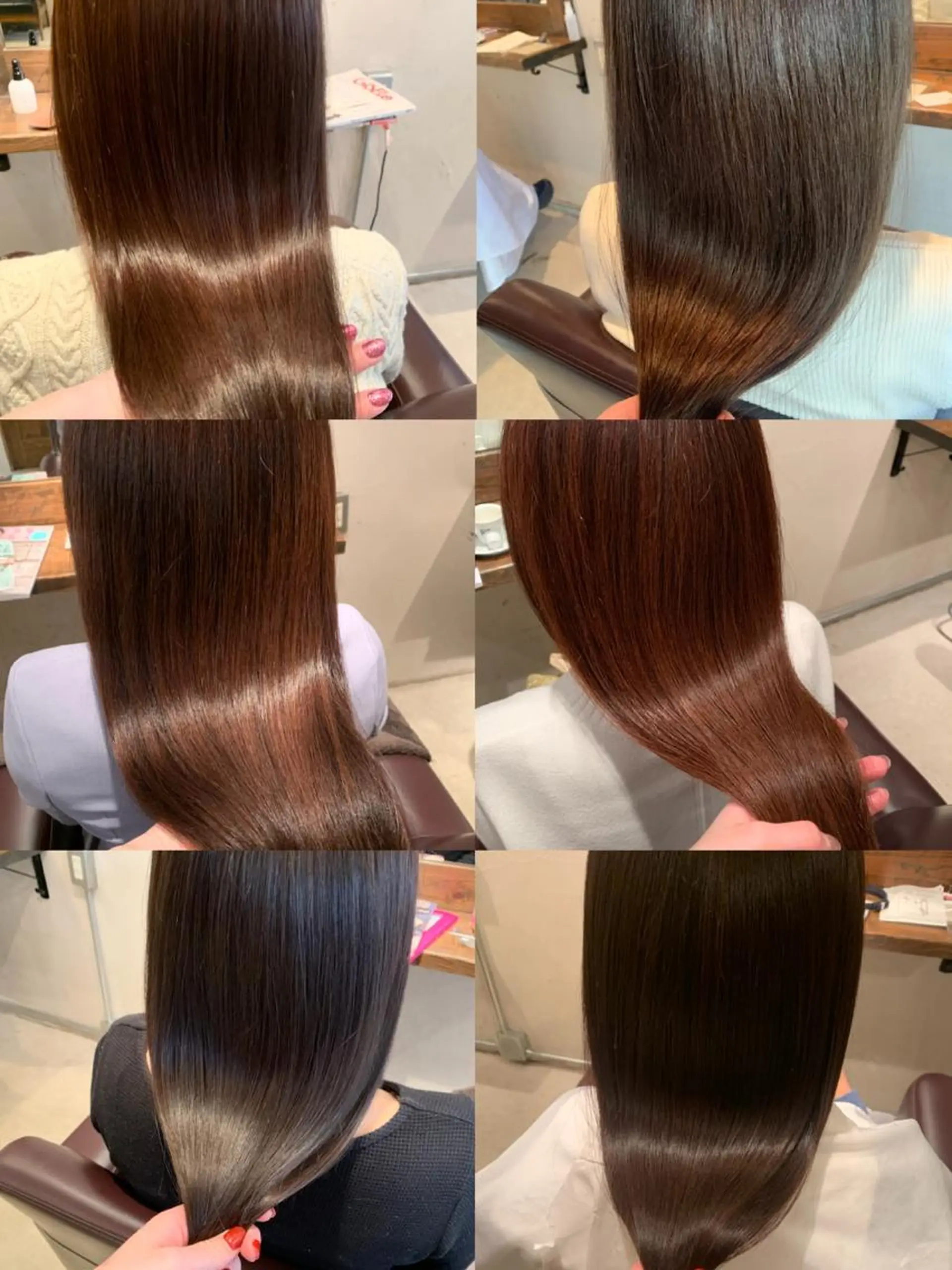 ロング カラー 透明感/オリーブ/ グレージュ/YUKAのヘアスタイル