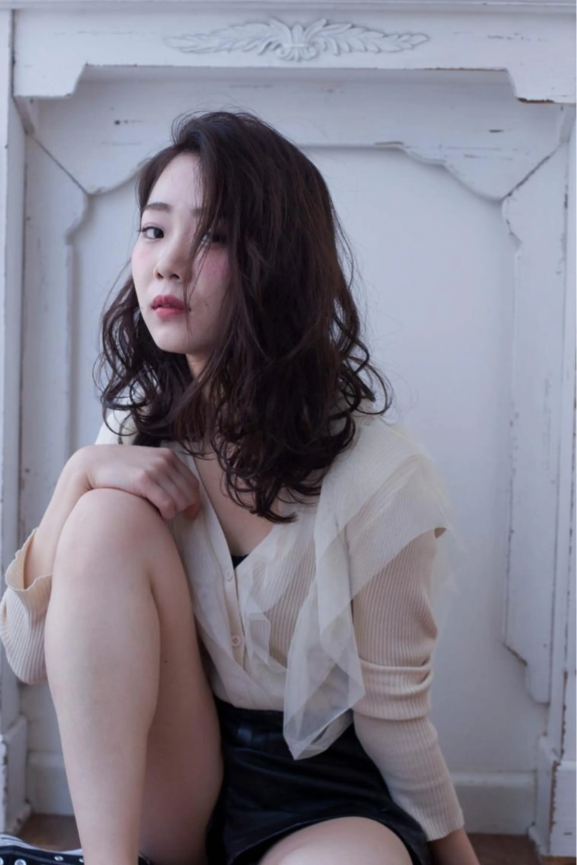 ロング カラー ヘアカラー トリートメント レイヤー/顔周り /AKARIのヘアスタイル