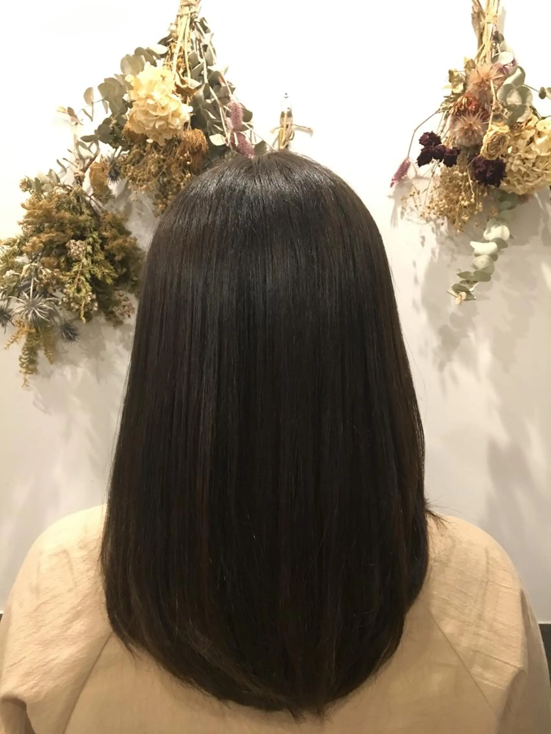 セミロング カラー なかまみさと 🌼極上ヘッドスパのヘアスタイル