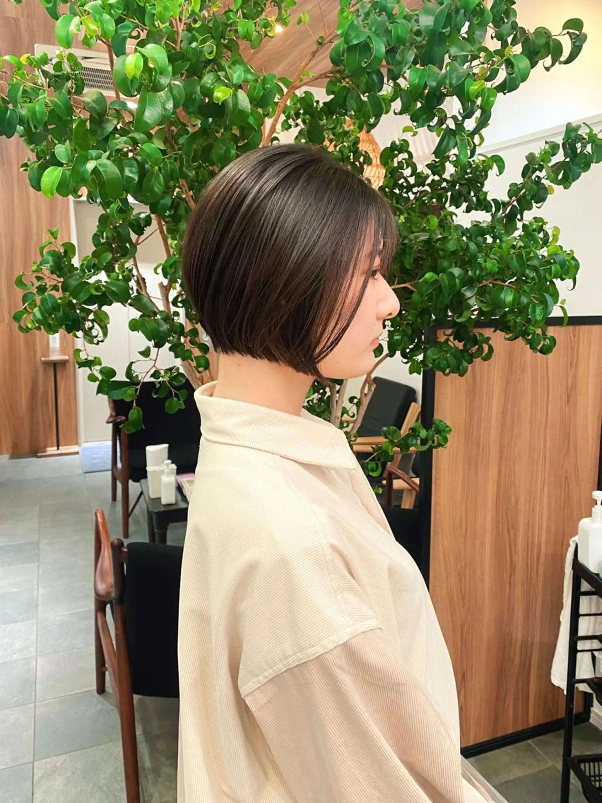 ショート カラー パーマ グラデーションカラー TYCHE GINZA所属・🍃服部 雅哉🍃銀座◎のヘアスタイル