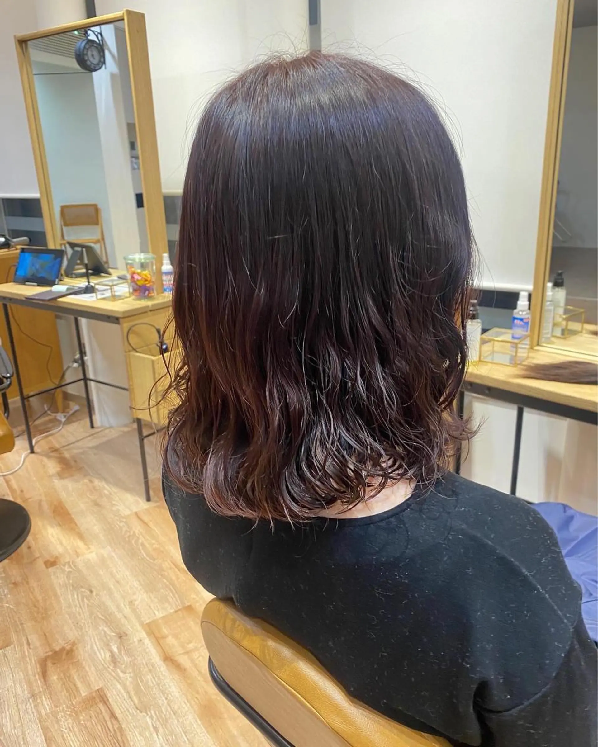 ミディアム ❤️パーマ美容師✂︎ 井口美緒のヘアスタイル