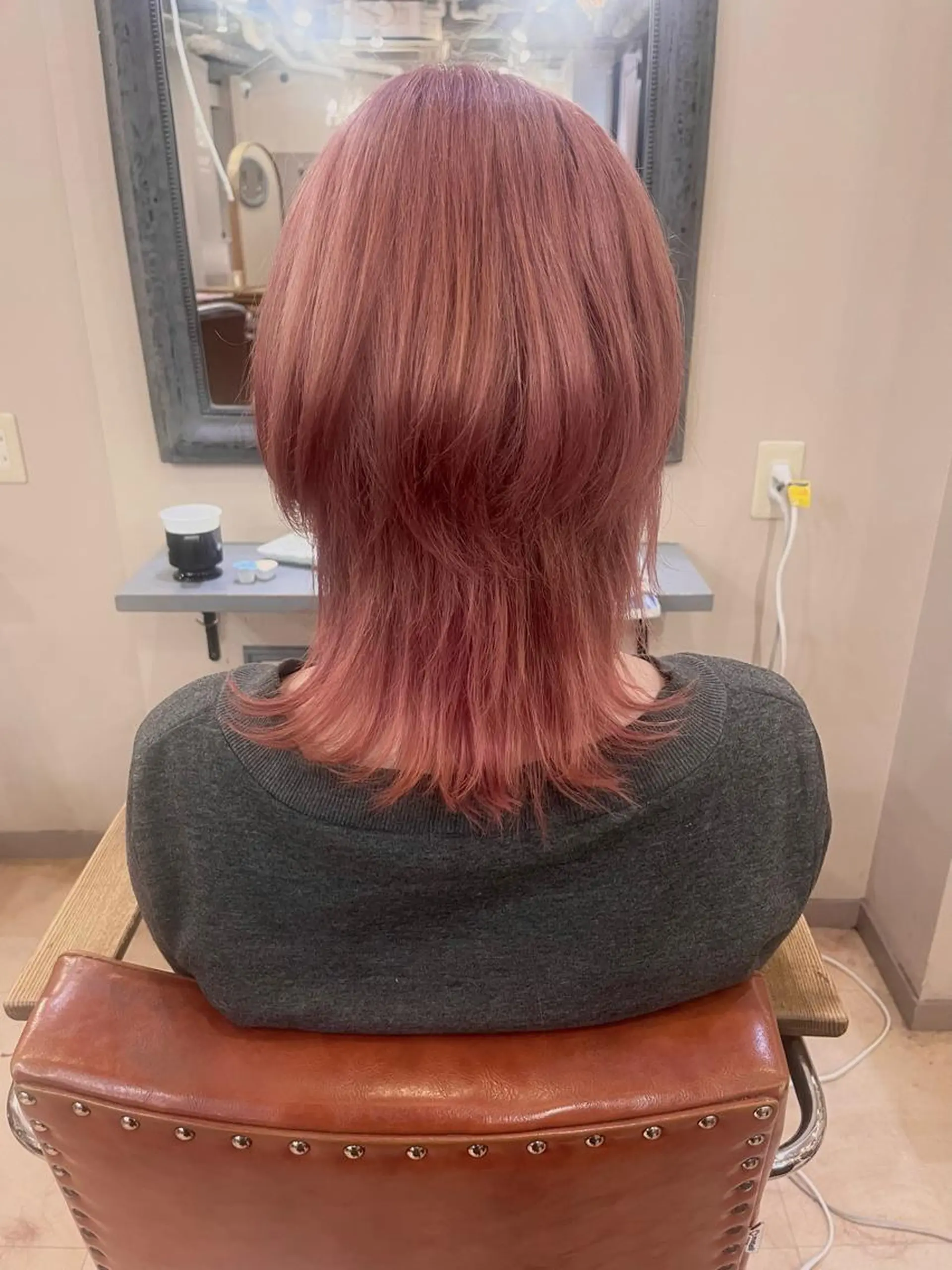 ミディアム カラー ヘアアレンジ S.BLOOM 川崎 翔哉のヘアスタイル