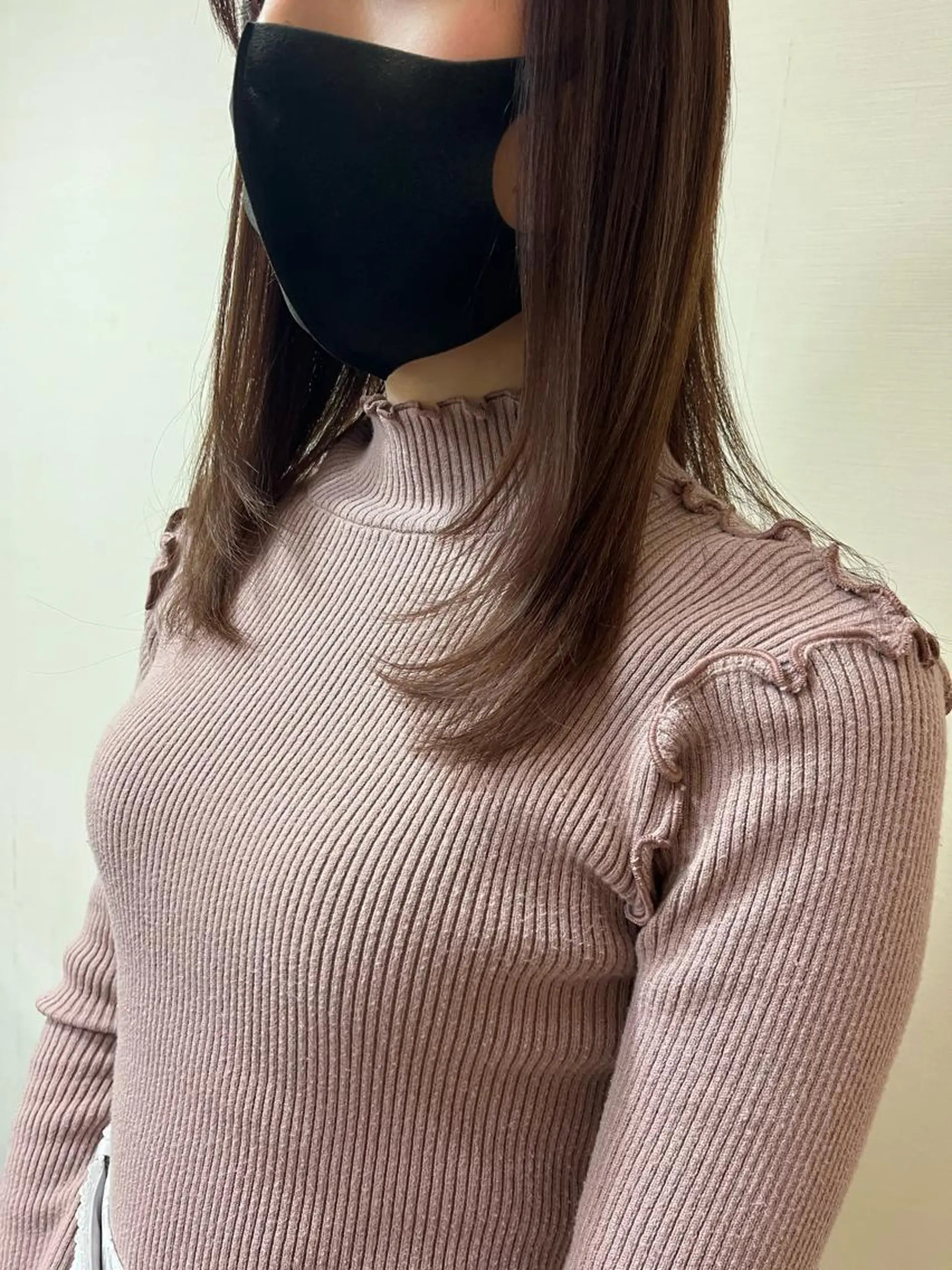 セミロング レイヤーカット スタジオノル パーマ🌀あやなのヘアスタイル