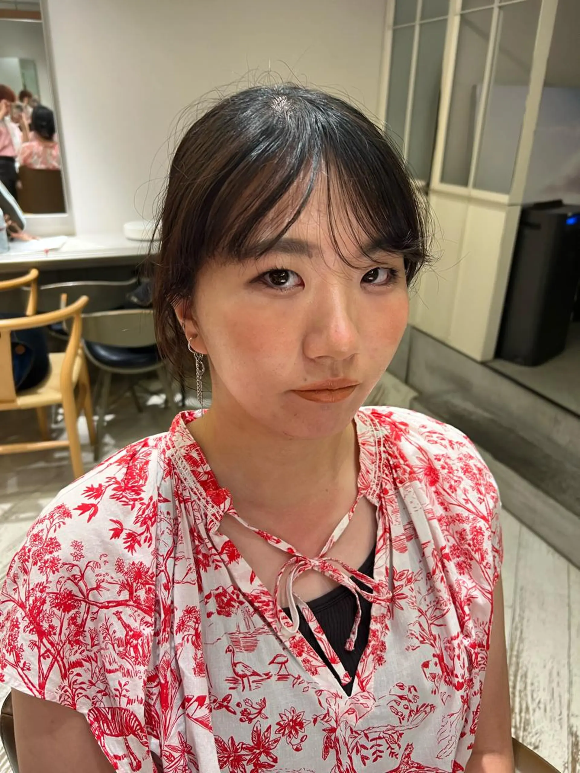 セミロング パーマ セミロングパーマ パーマ ROBBY所属・松井美樹/似合わせ ガーリー・韓国のヘアスタイル