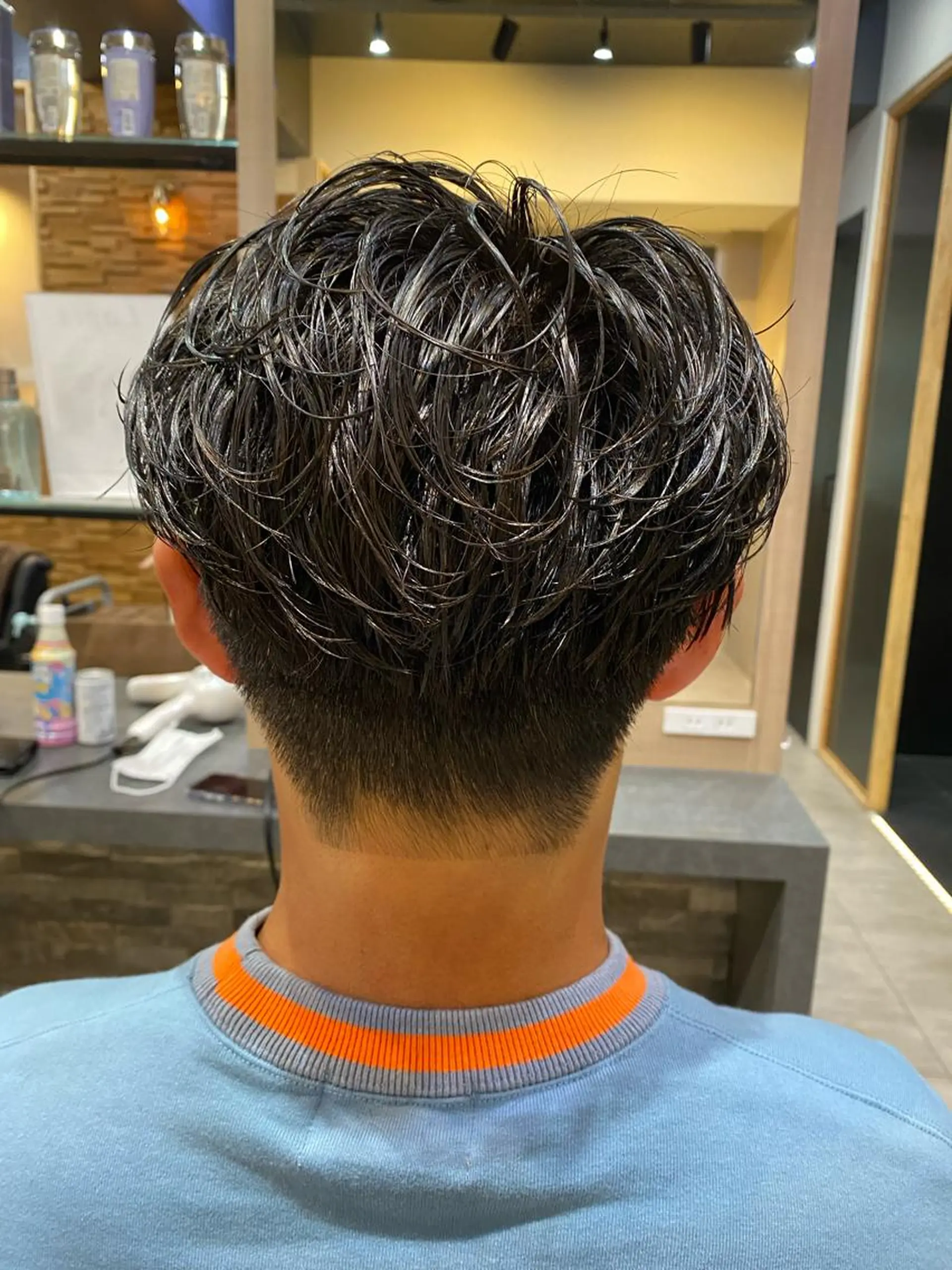 パーマ ヘアアレンジ メンズ men'slapis YUTOのヘアスタイル
