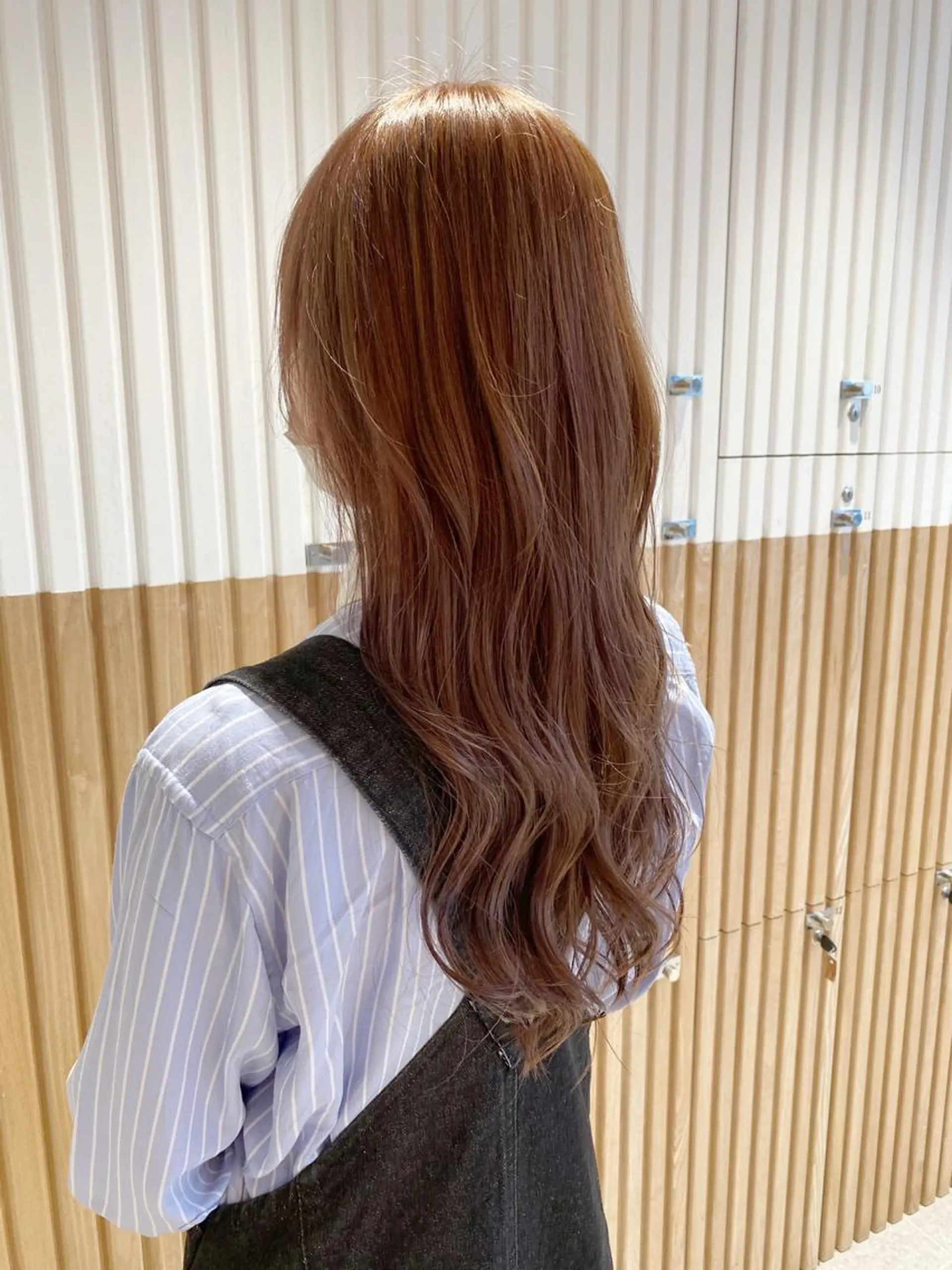 ロング カラー ベージュカラー ブリーチ ケアブリーチ 透明感カラー デザインカラー カット ヘアカラー ボブ/ハイトーン 立川loose 下田のヘアスタイル