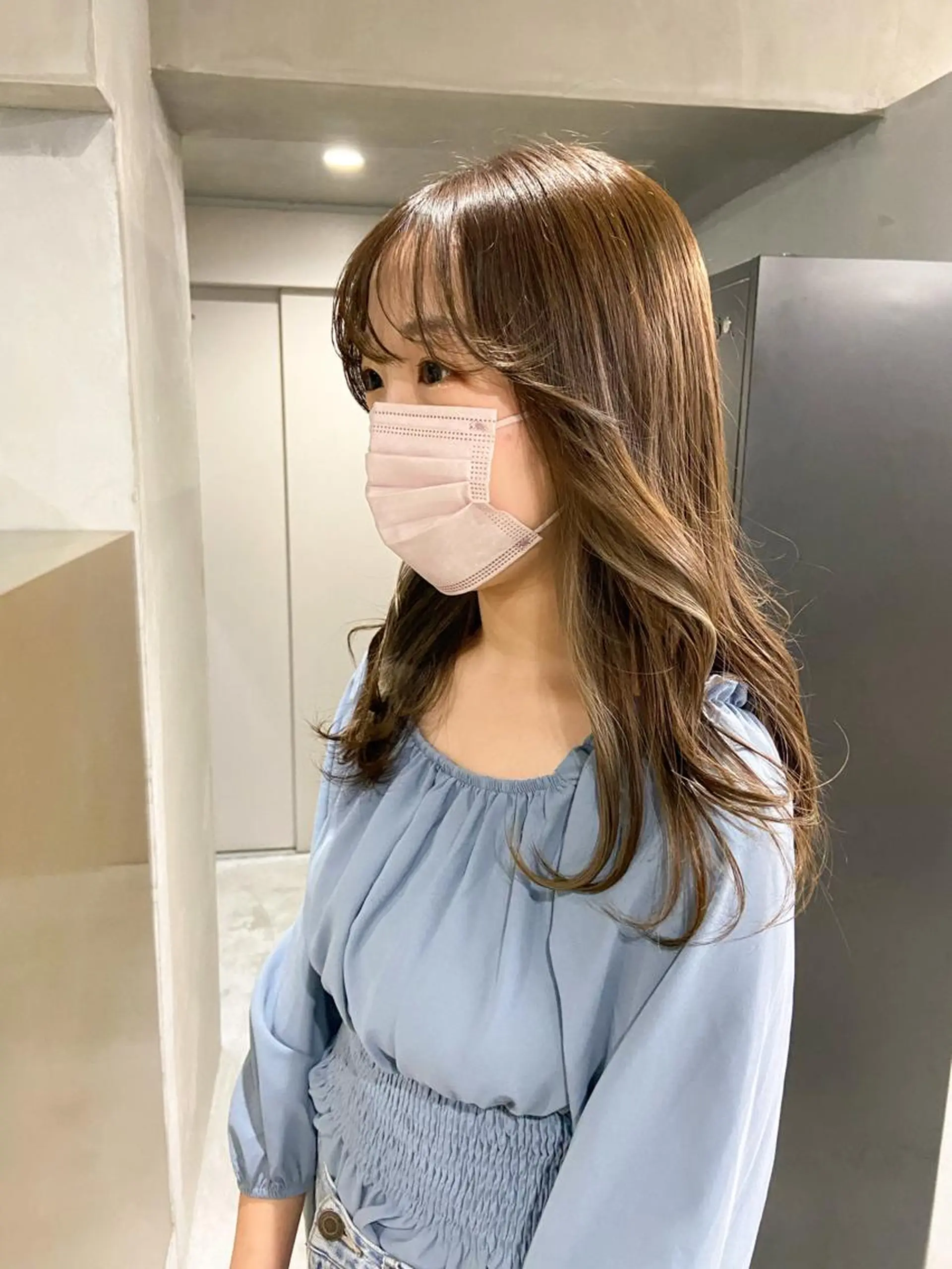 ロング カラー yuna/ボブカット /ハイトーンカラーのヘアスタイル