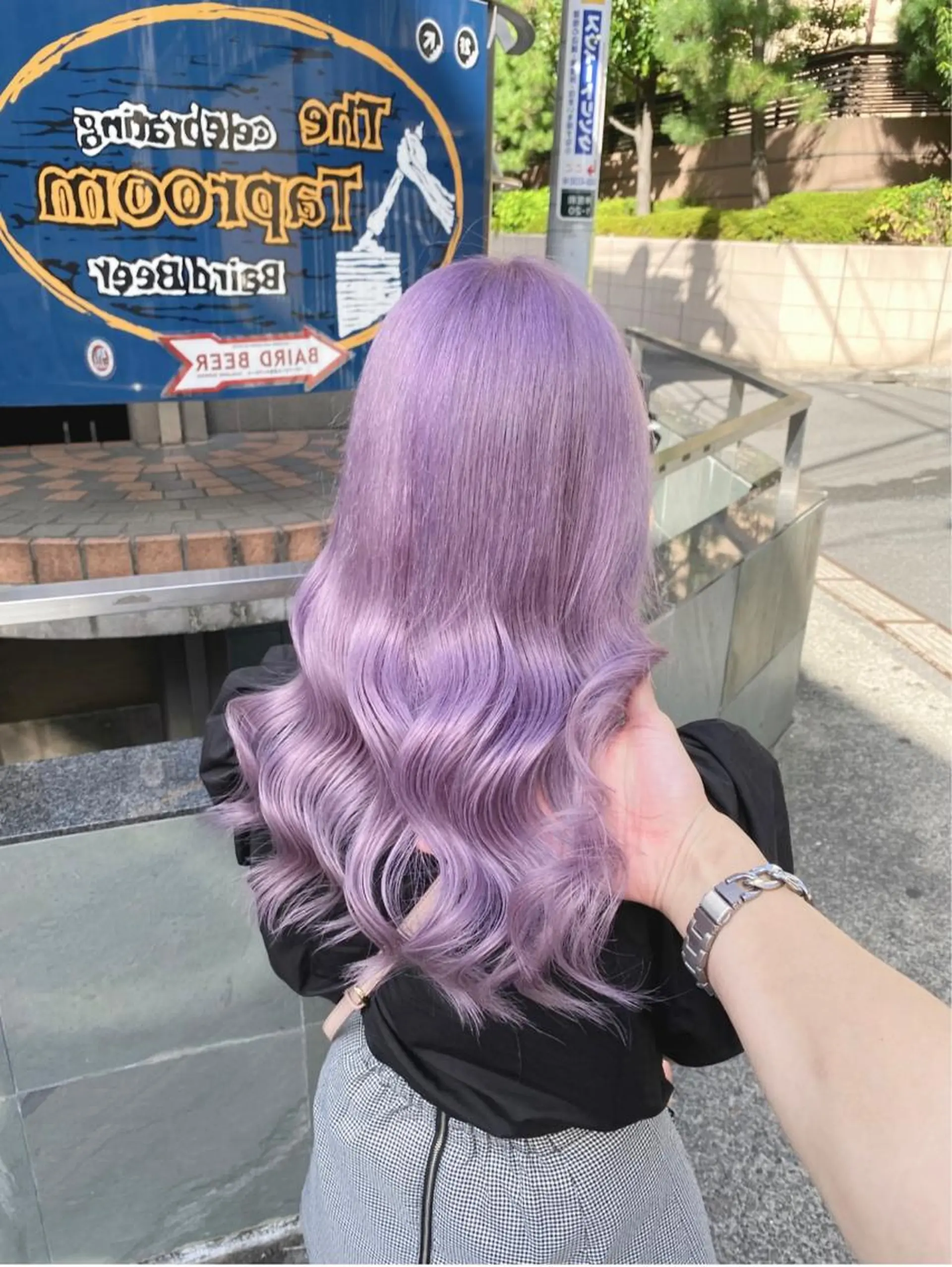 ロング カラー パーマ ヘアアレンジ メンズ キッズ ネイル マツエク・マツパ アイブロウ メンズバレイヤージュ メンズブリーチ メンズハイライト メンズハイトーン メンズインナーカラー ヘアカラー トリートメント ✨艶ハイトーン/ 💗モモ໒꒱のヘアスタイル