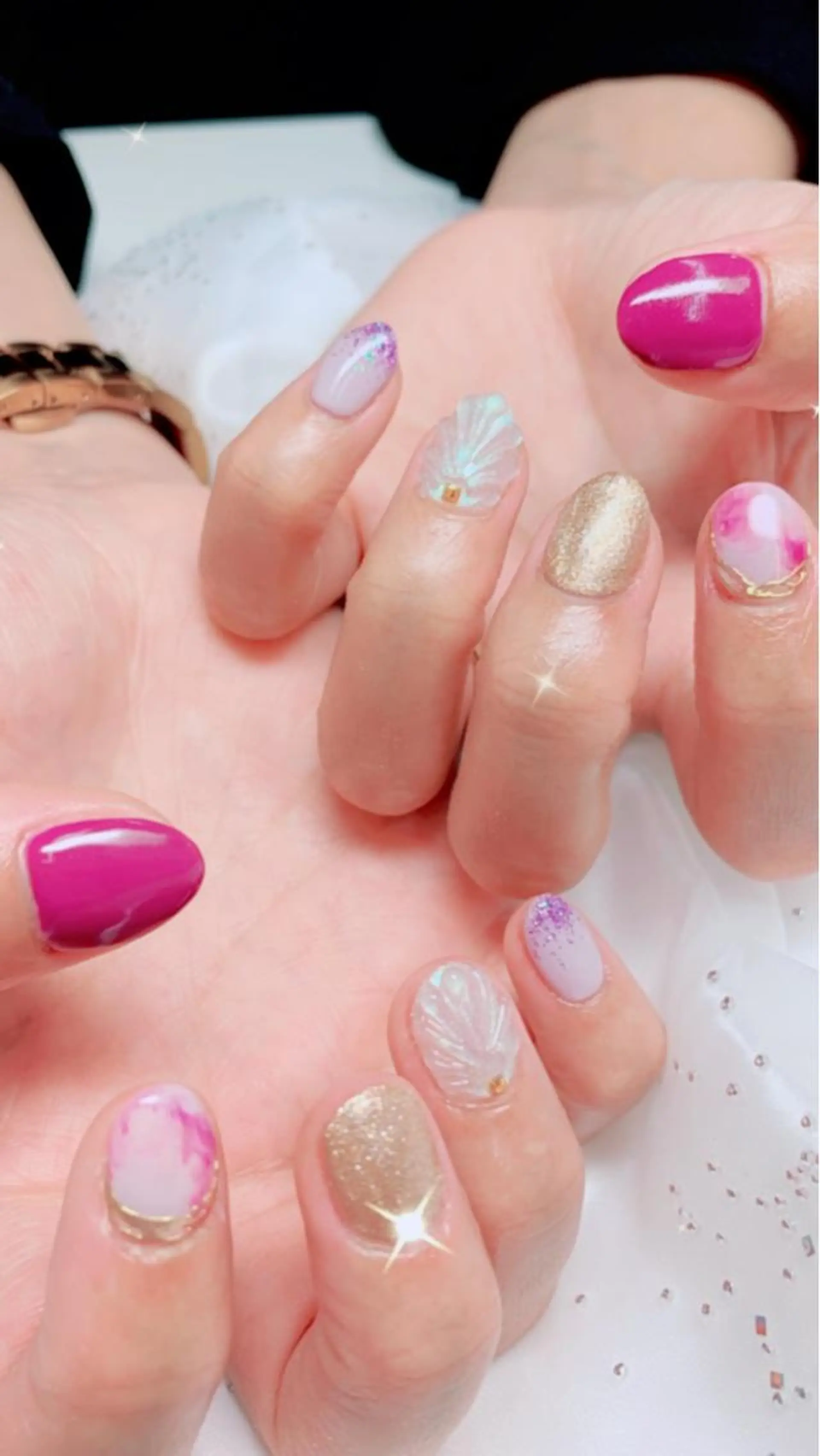 ネイル ジェルネイル ニュアンスネイル 夏ネイル ハンドネイル フットネイル T. kayoのネイルデザイン