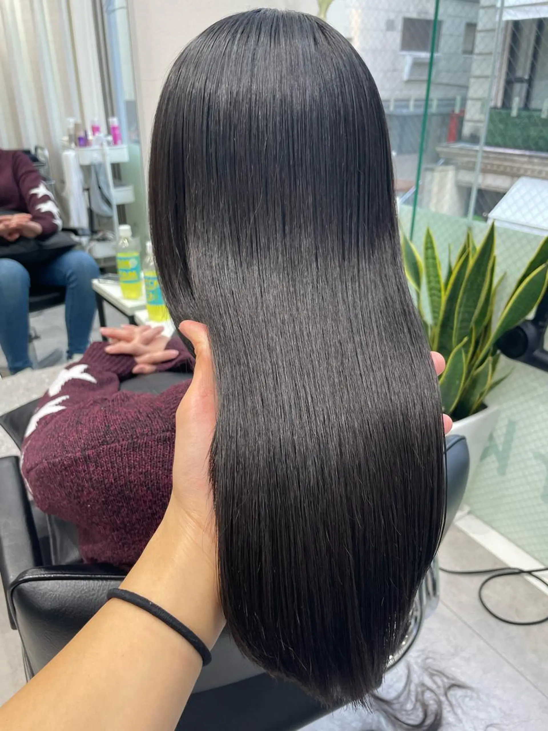 ロング カット 縮毛矯正 トリートメント 髪質改善will hairdesignのヘアスタイル