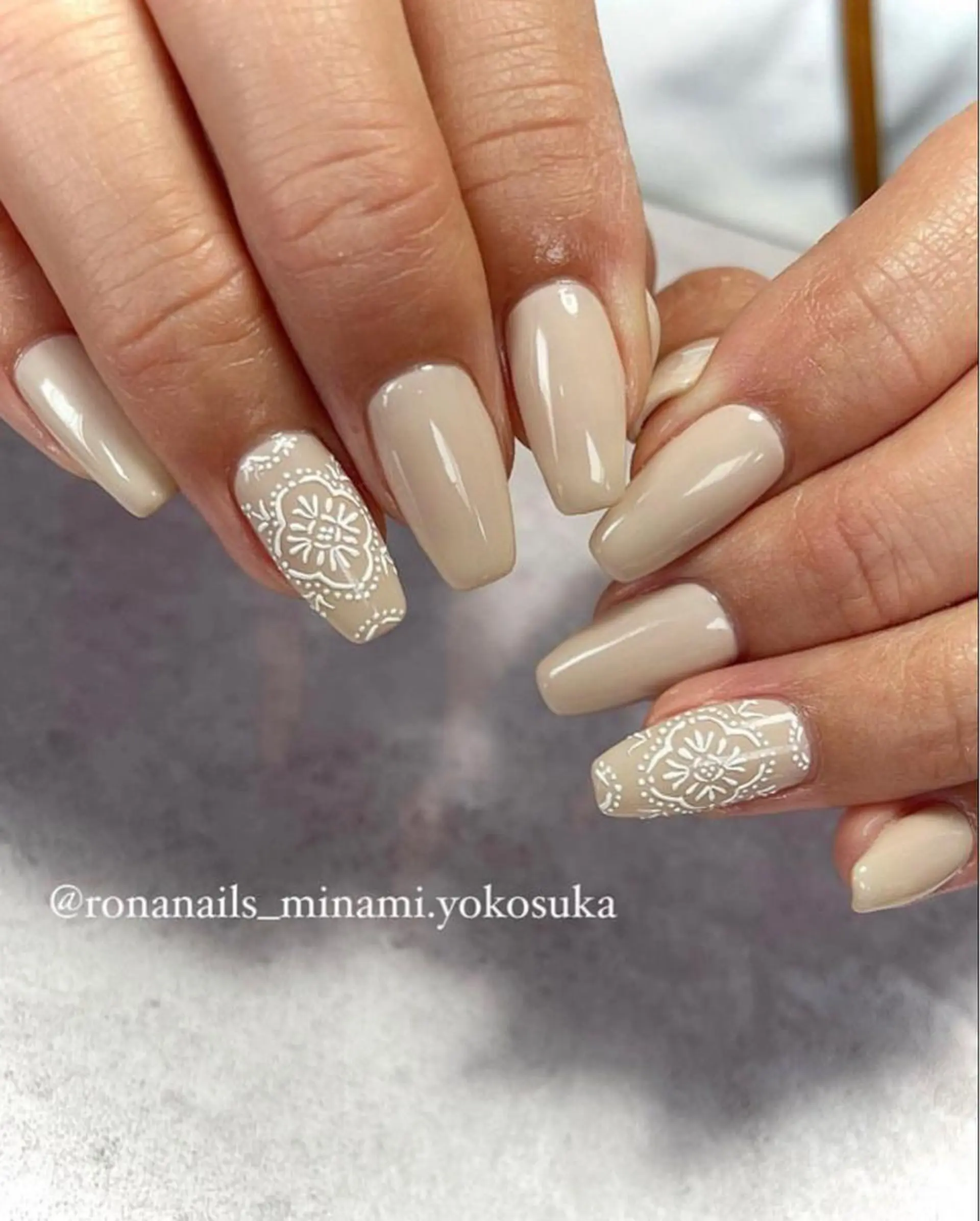 ネイル ハンドネイル フットネイル ハンドケア RONA所属・大川 みなみのネイルデザイン