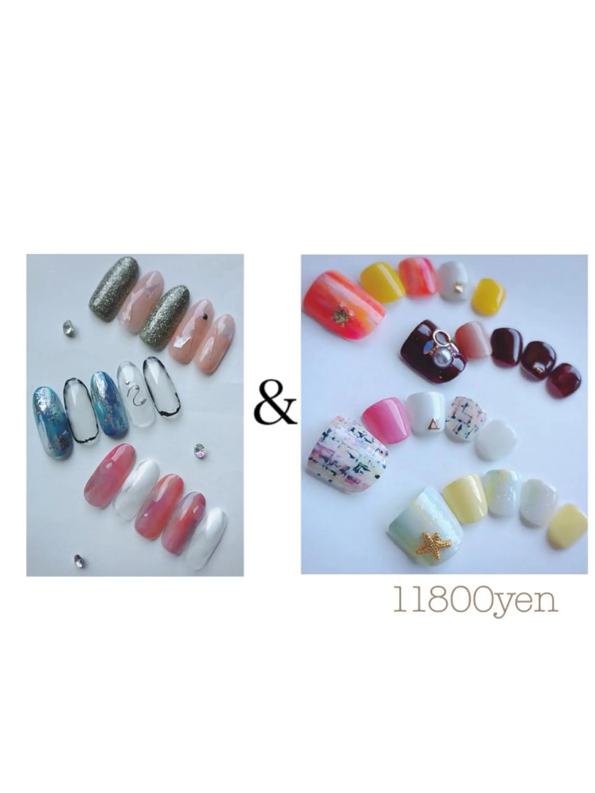 ネイル 夏ネイル 凛 リンのネイルデザイン