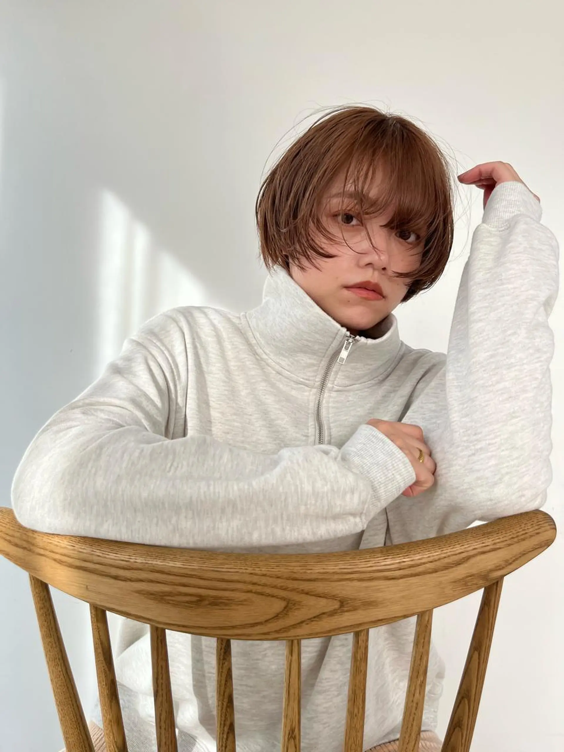 ショート カラー カット ヘアカラー 佐藤 将斗のヘアスタイル