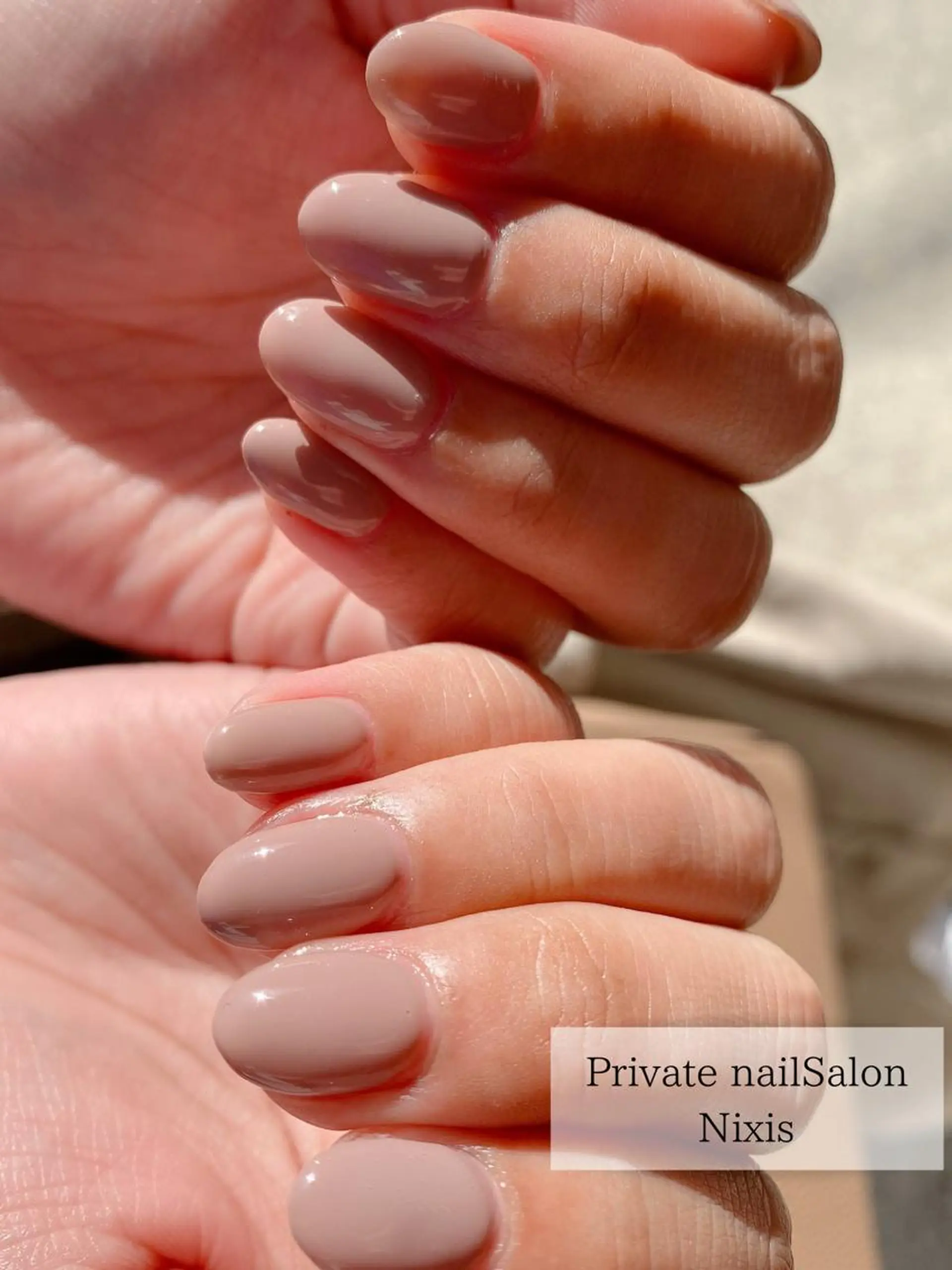 ネイル ワンカラーネイル 大人キレイ 𝑁𝑖𝑥𝑖𝑠のネイルデザイン