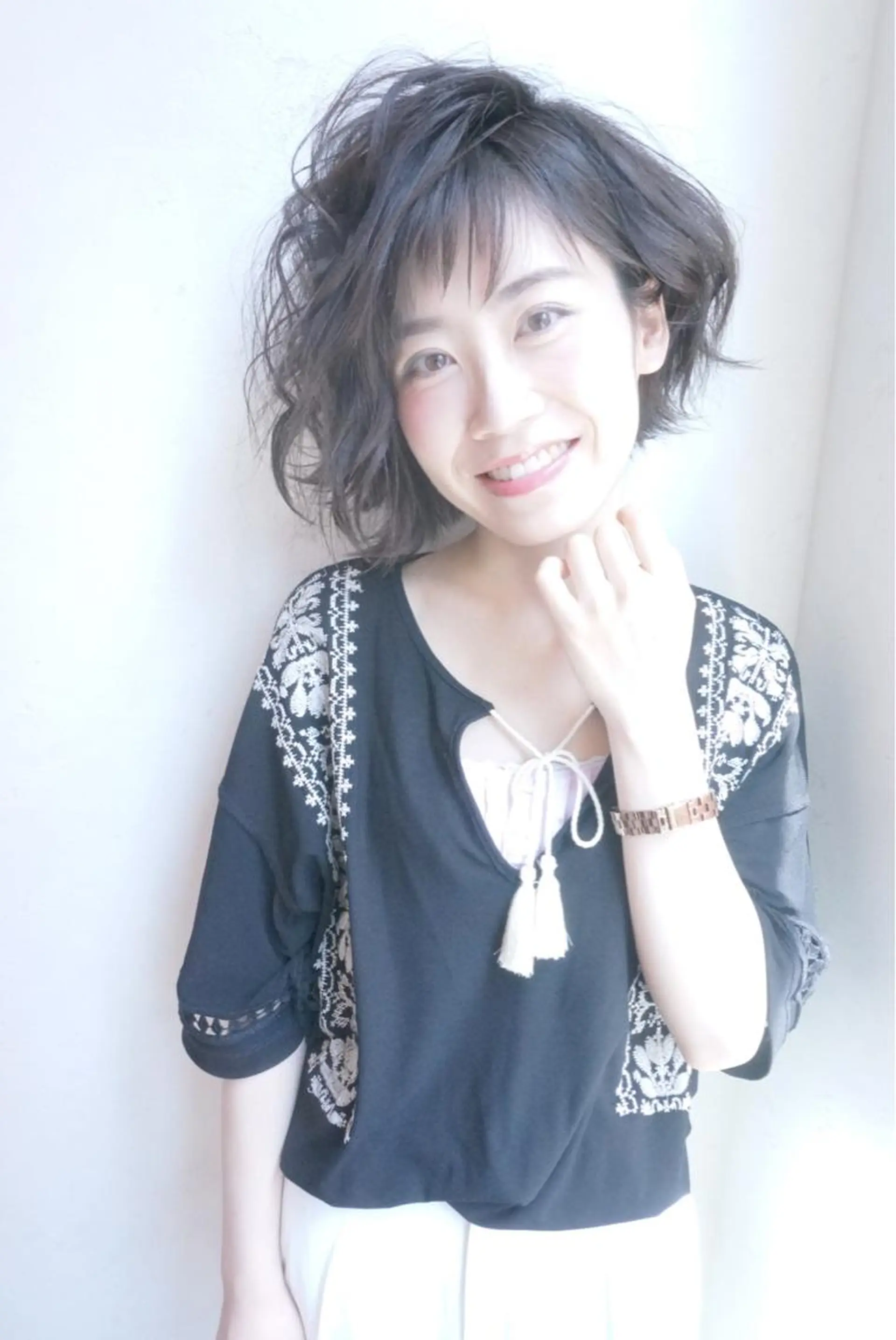 ミディアム カラー sharesalon セキケイタのヘアスタイル