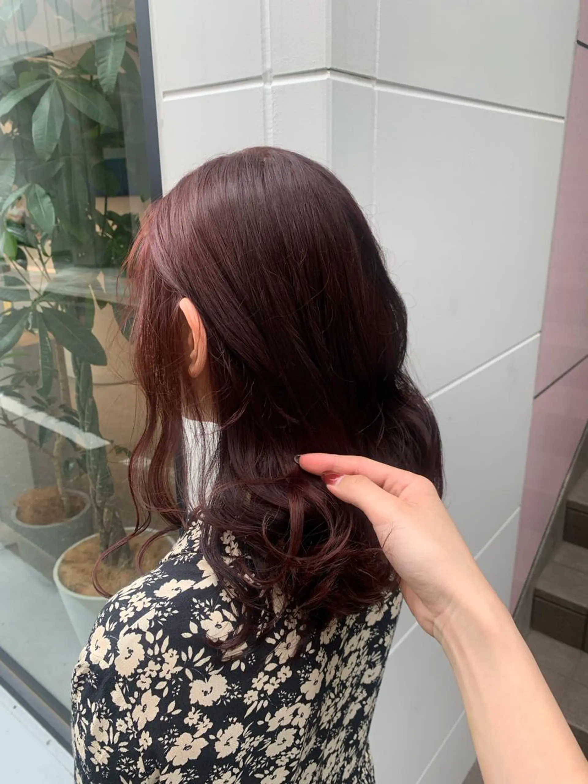 ミディアム カラー ヘアカラー トリートメント soëll所属・🤍そぶえ　ゆうな/ 暖色カラー/縮毛矯正のヘアスタイル