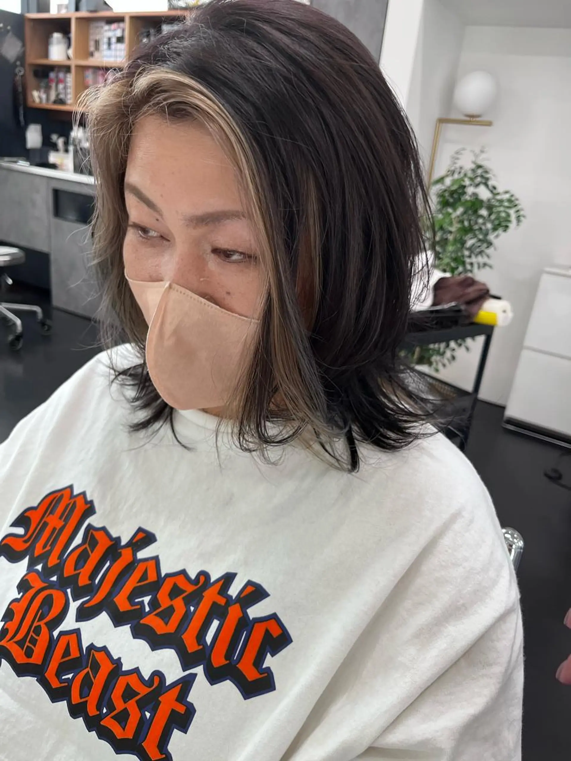 ミディアム heir studio Baretta所属・山本 銀次郎のヘアスタイル