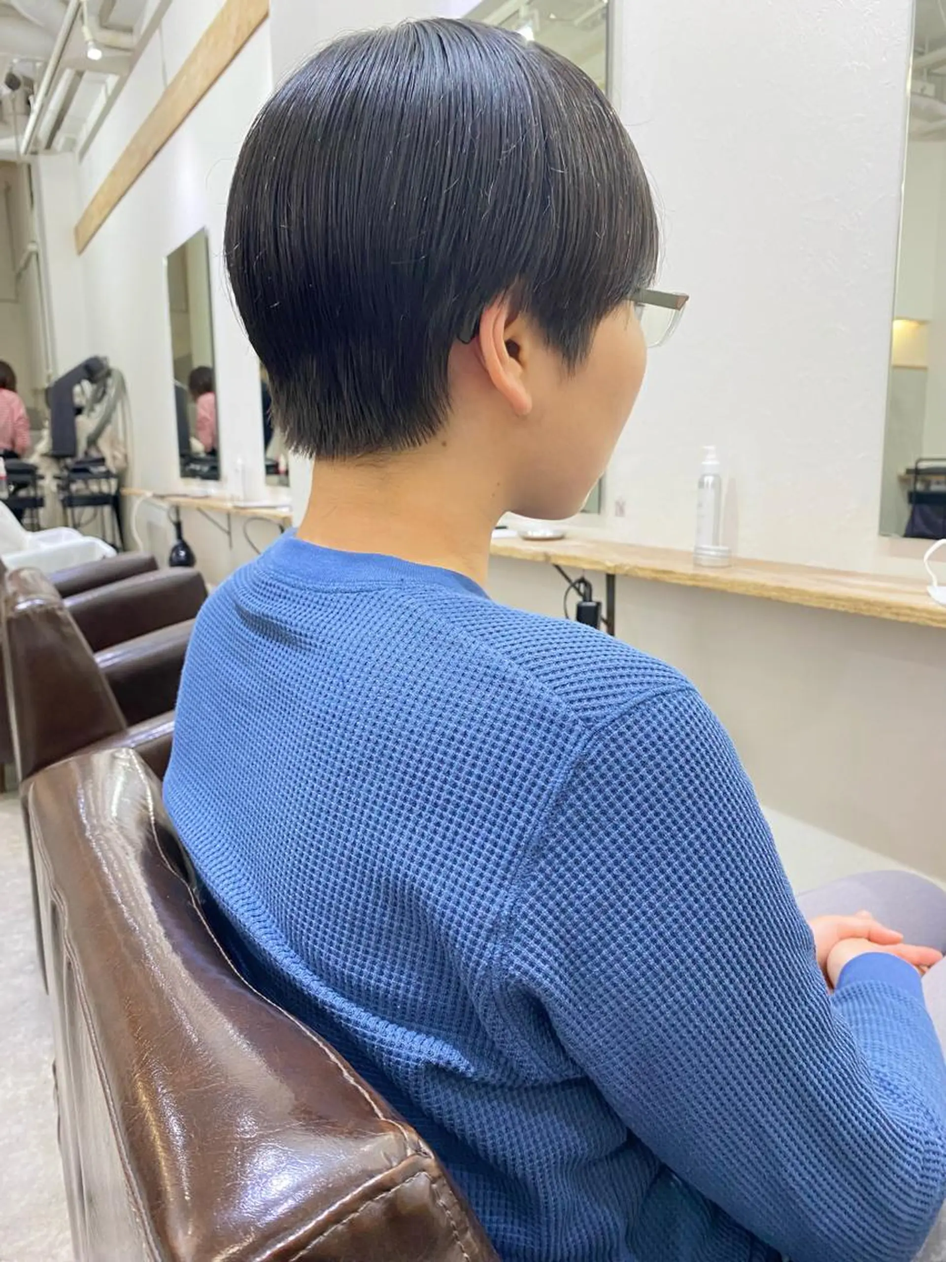 ショート 似合わせカット ショートヘア 森貴裕/ベージュ/ パーマ/オリーブのヘアスタイル