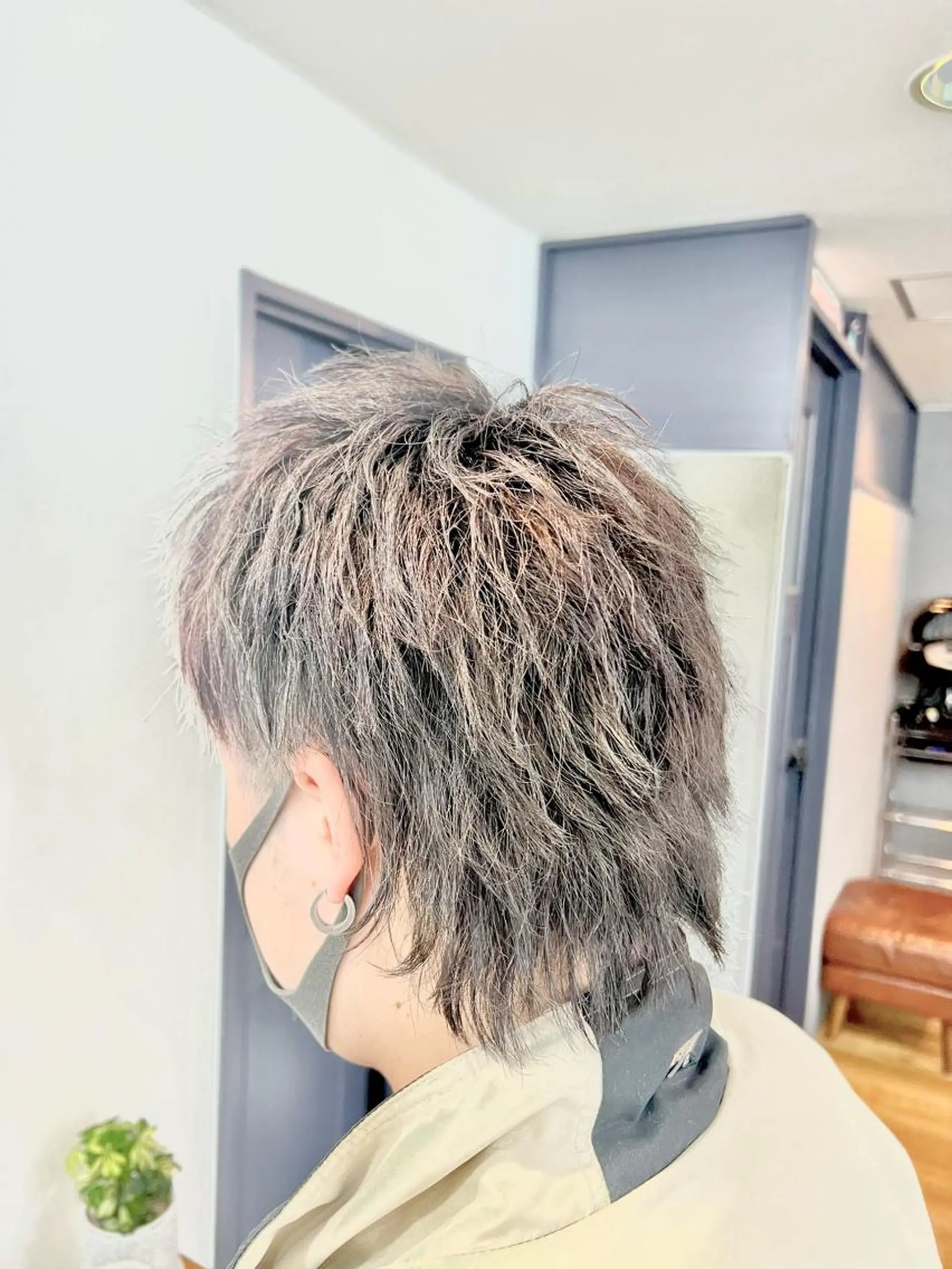 メンズ メンズウルフカット ウルフカット カット THE PARK所属・THE PARK キシオカのヘアスタイル