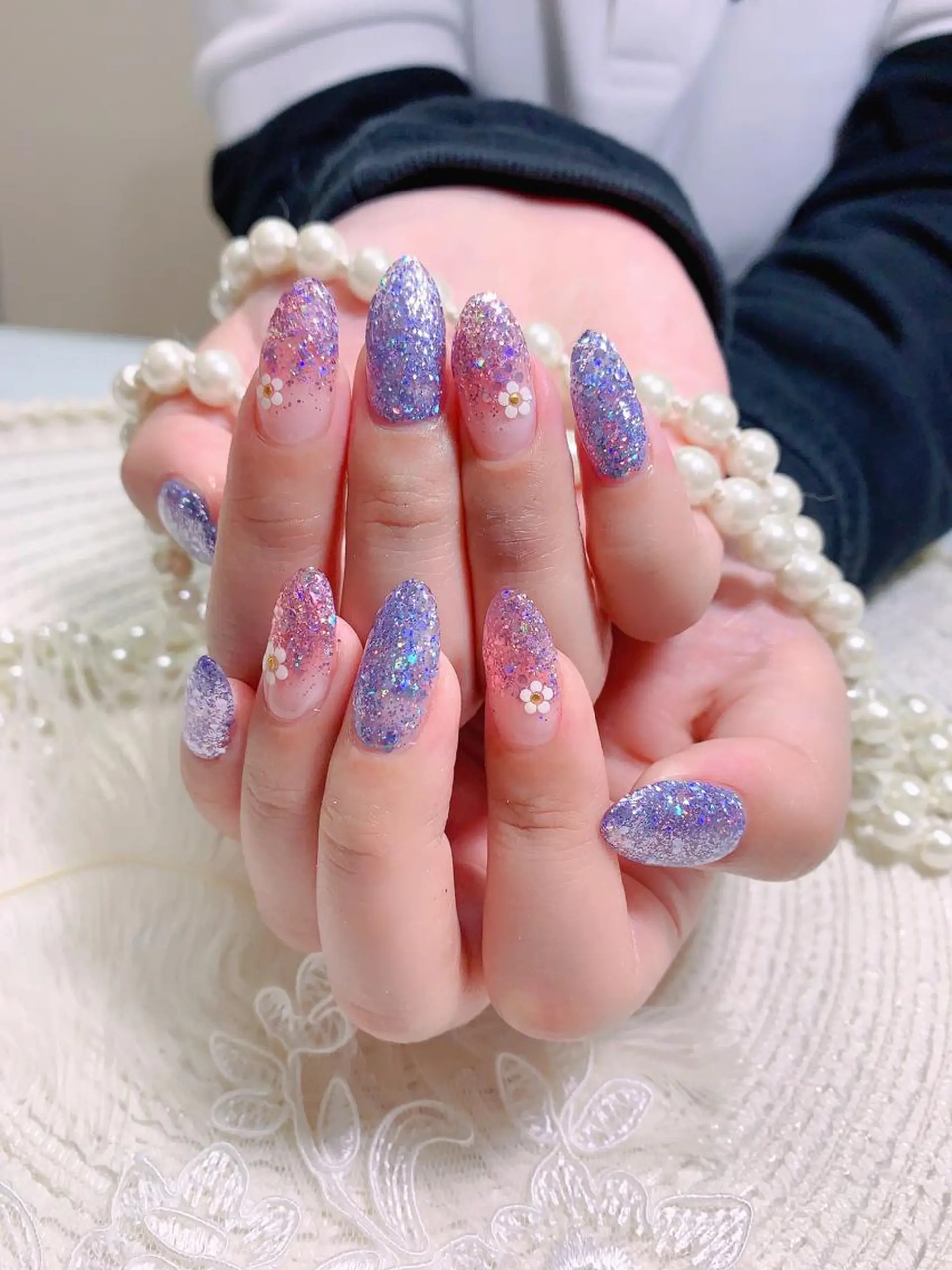 ネイル ネイルサロンAiri 長さ出し·シンプルのネイルデザイン