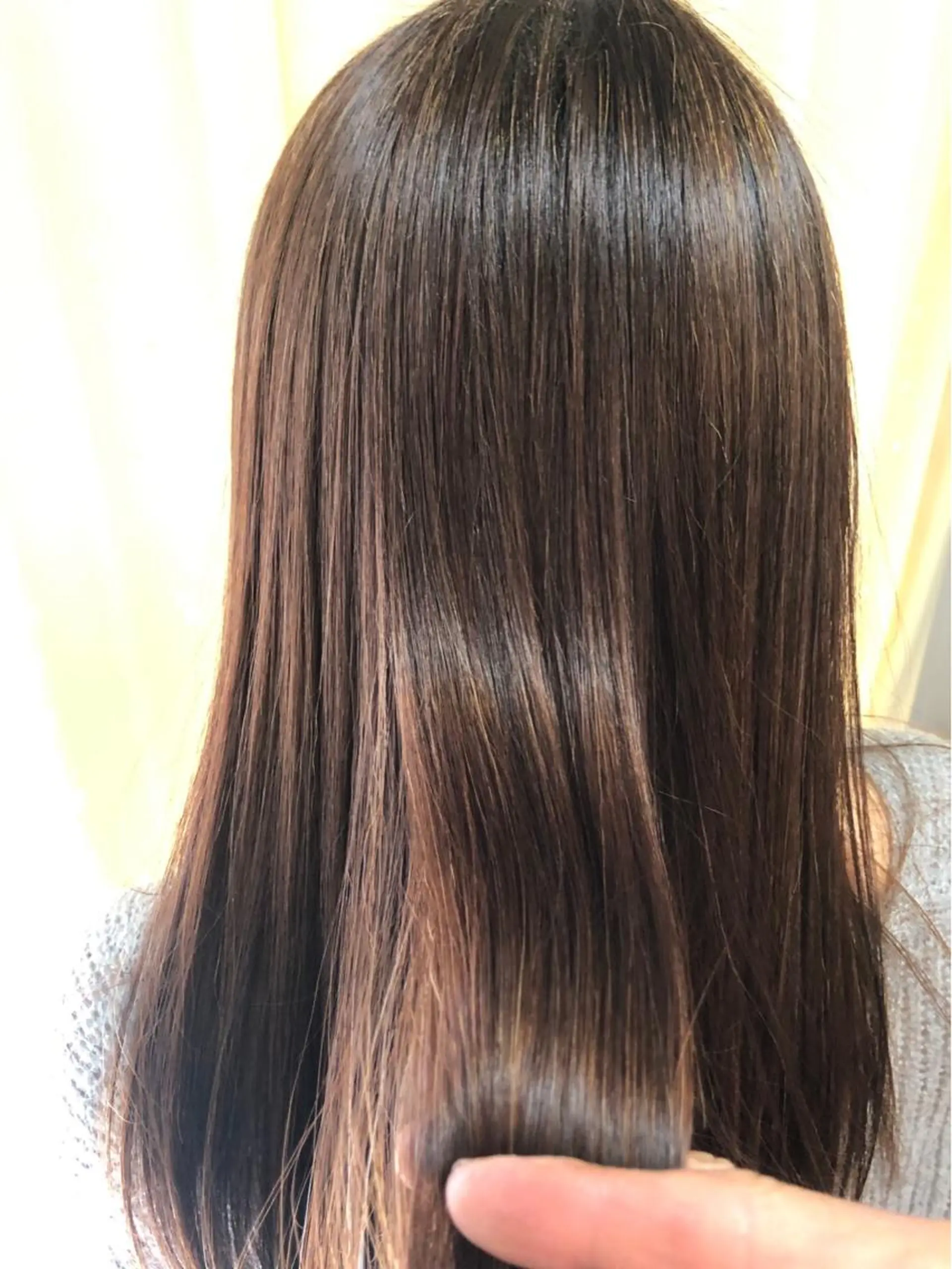 ロング パーマ 髪質改善 縮毛矯正 小田切 栄司のヘアスタイル