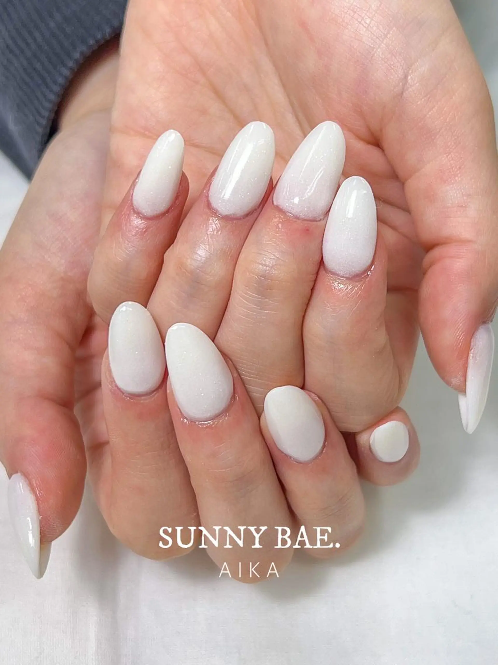 ミディアム ネイル アートネイル キラキラネイル ロングネイル スカルプネイル ショートネイル SUNNY BAE.所属・Made By AIKAのネイルデザイン