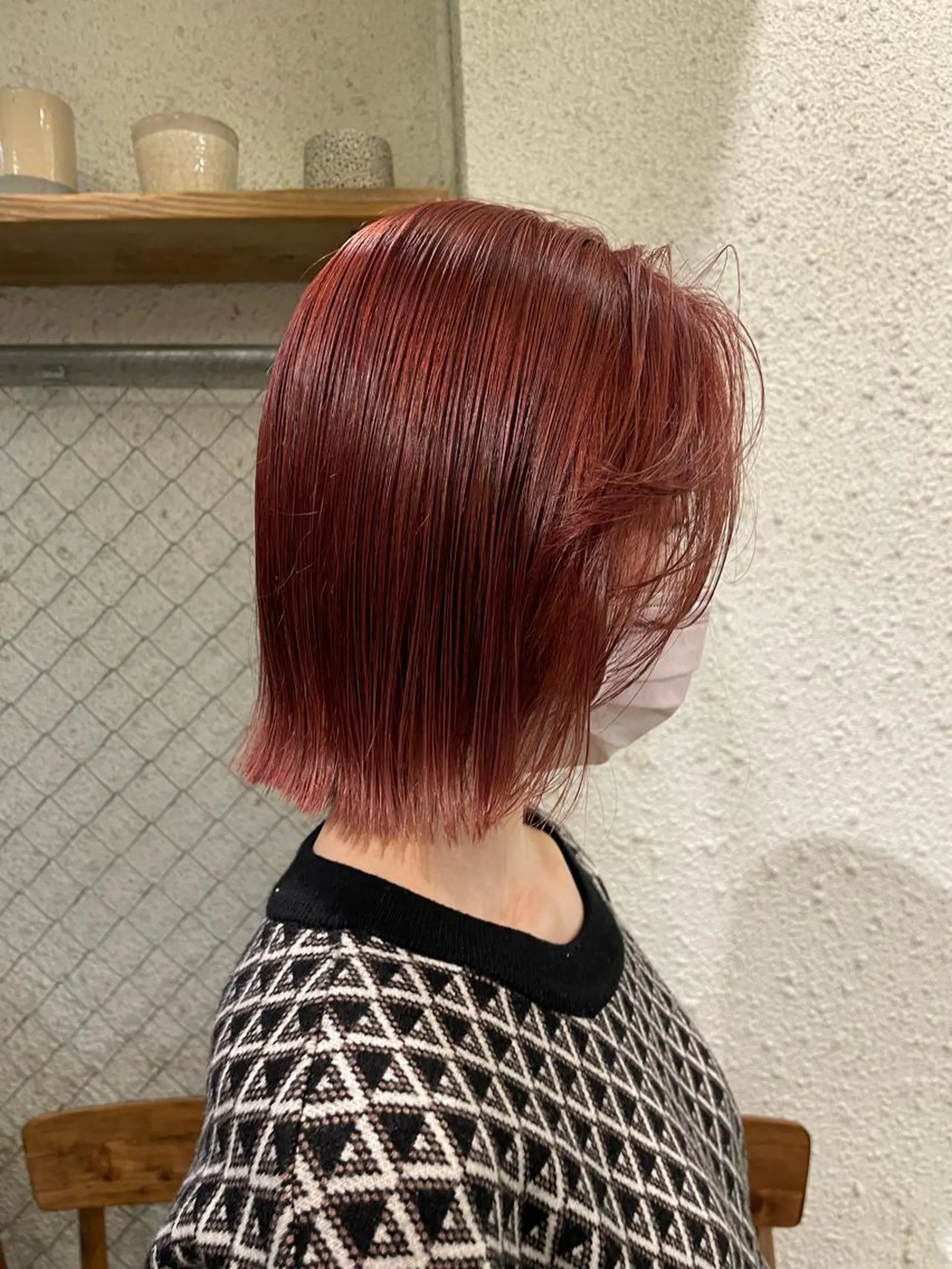 ミディアム カラー カット ヘアカラー トリートメント SALOWIN下北沢所属・hazuki 🌝のヘアスタイル