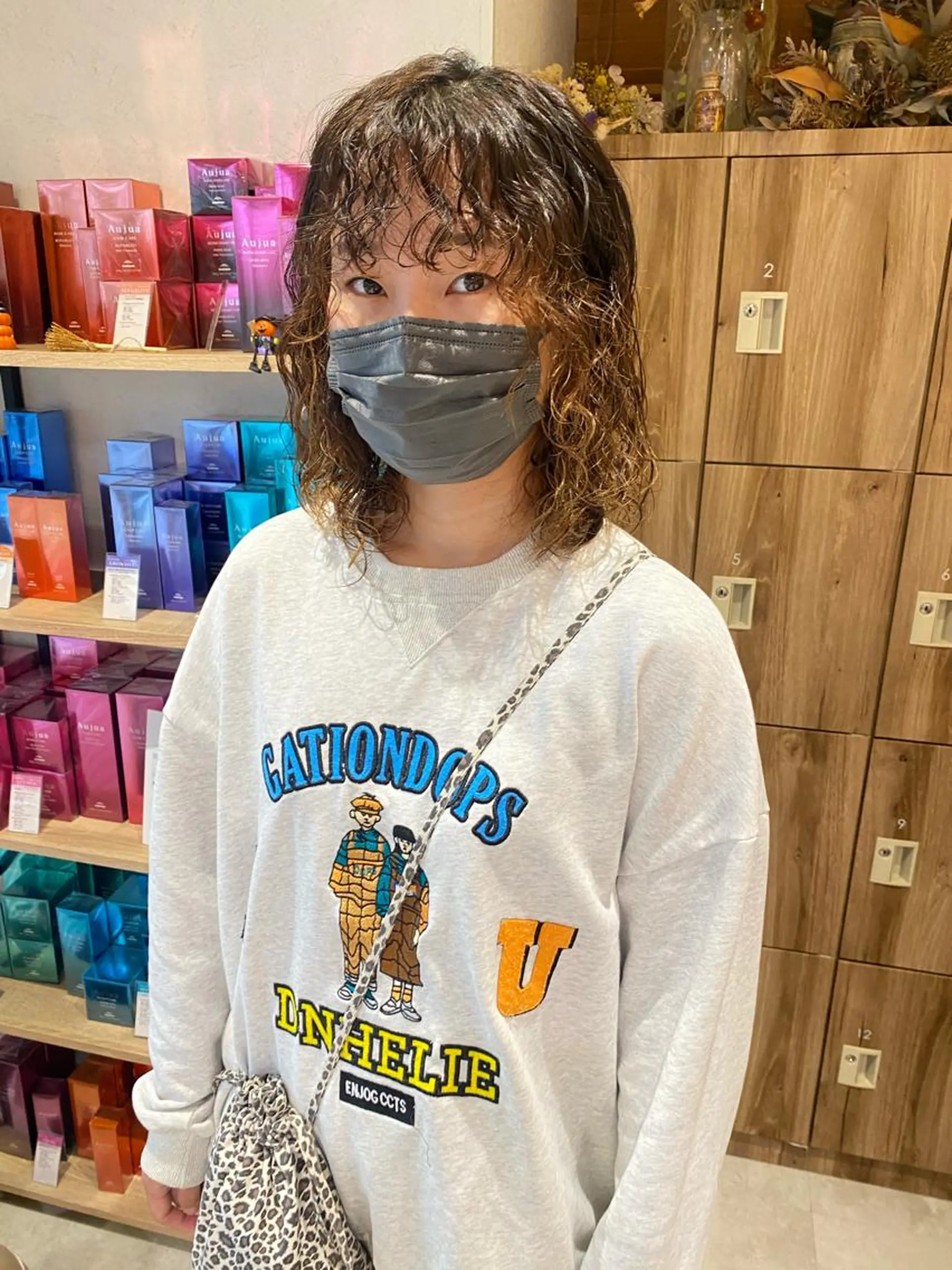 ミディアム パーマ ミディアムパーマ 似合わせカット パーマ パーマ指名No1 /namiのヘアスタイル