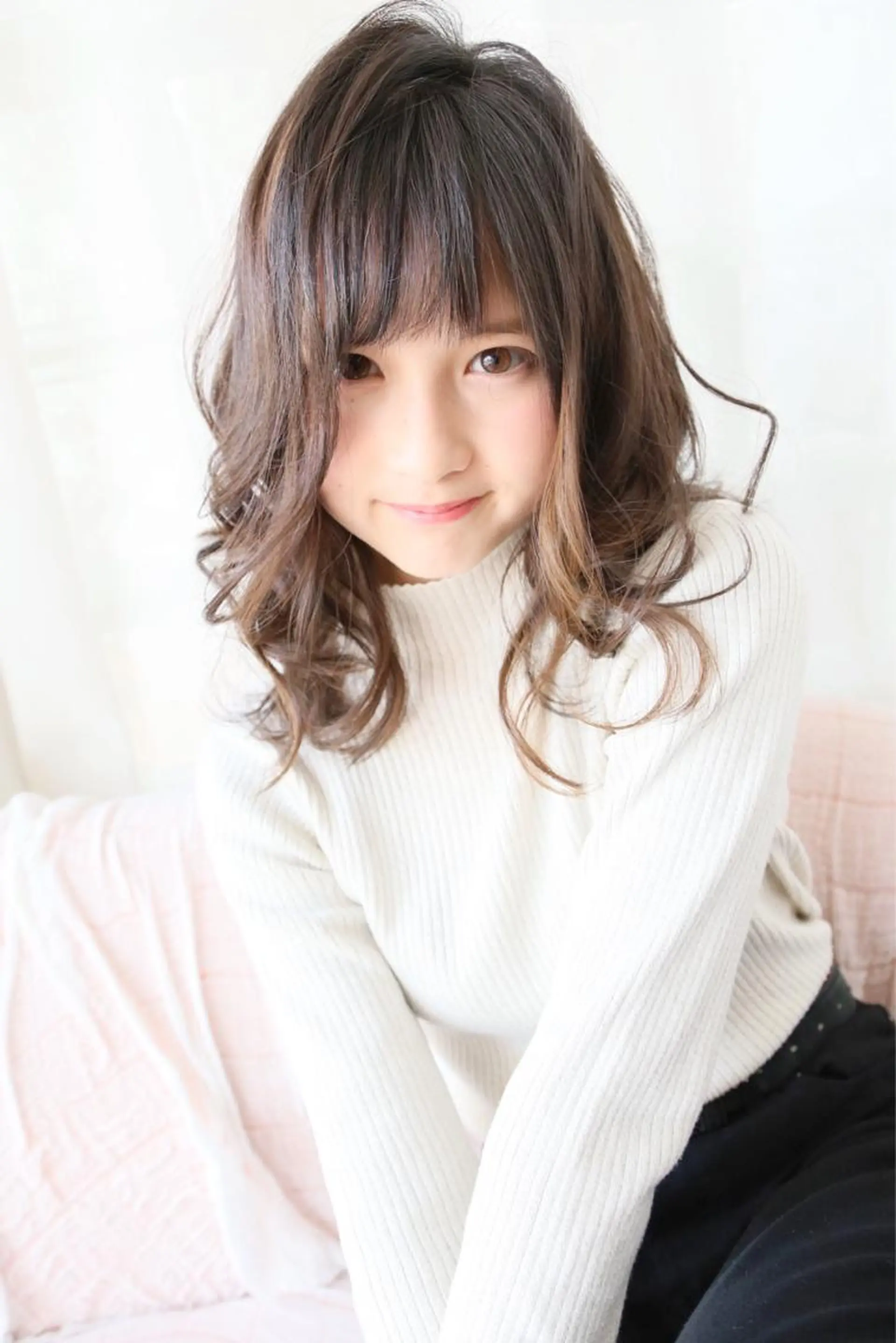 ミディアム カラー 森 宇旦のヘアスタイル