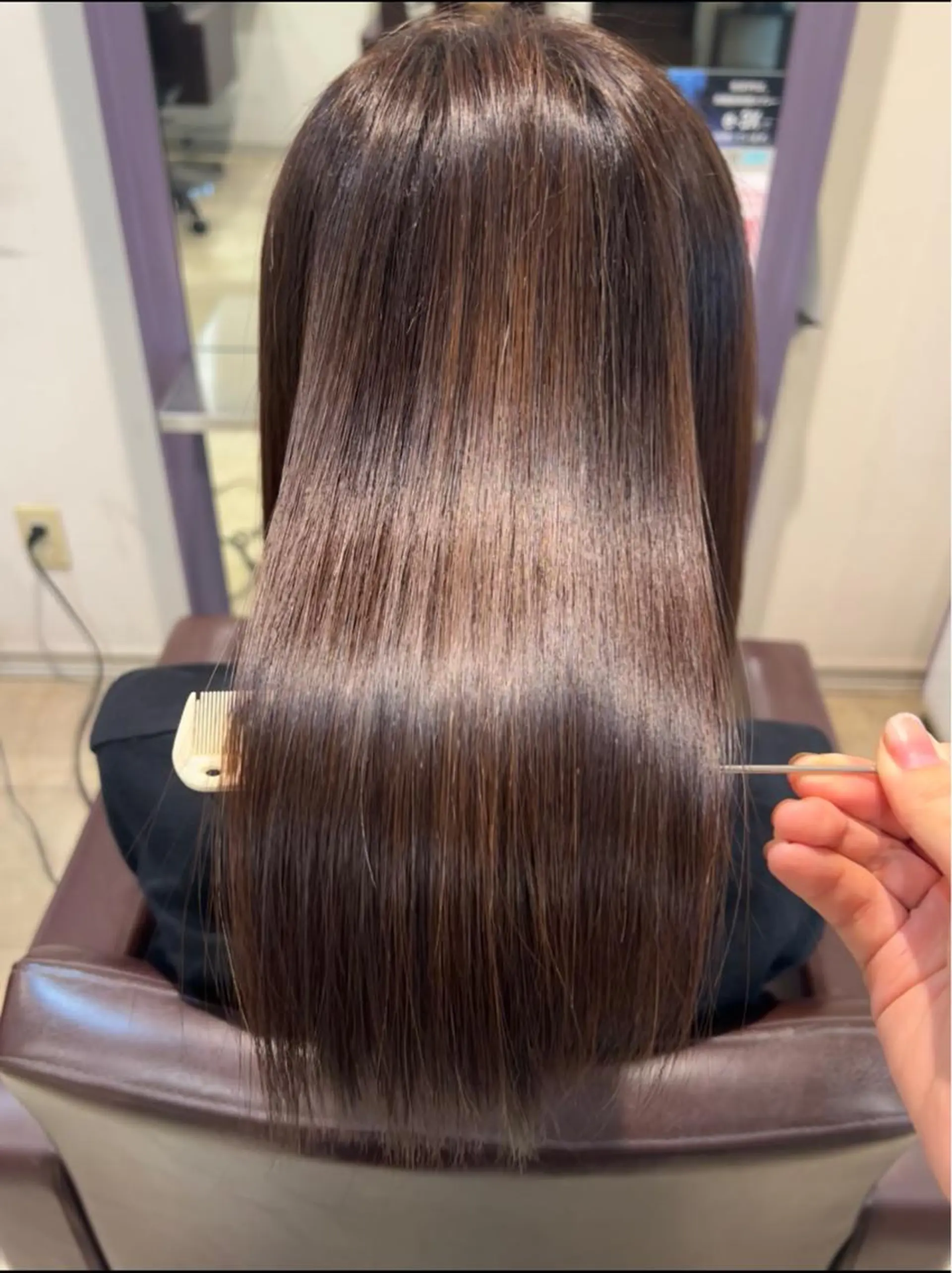 ロング 髪質改善 シャンプーボーイセントラル所属・ミウラフウキ 髪質改善のヘアスタイル