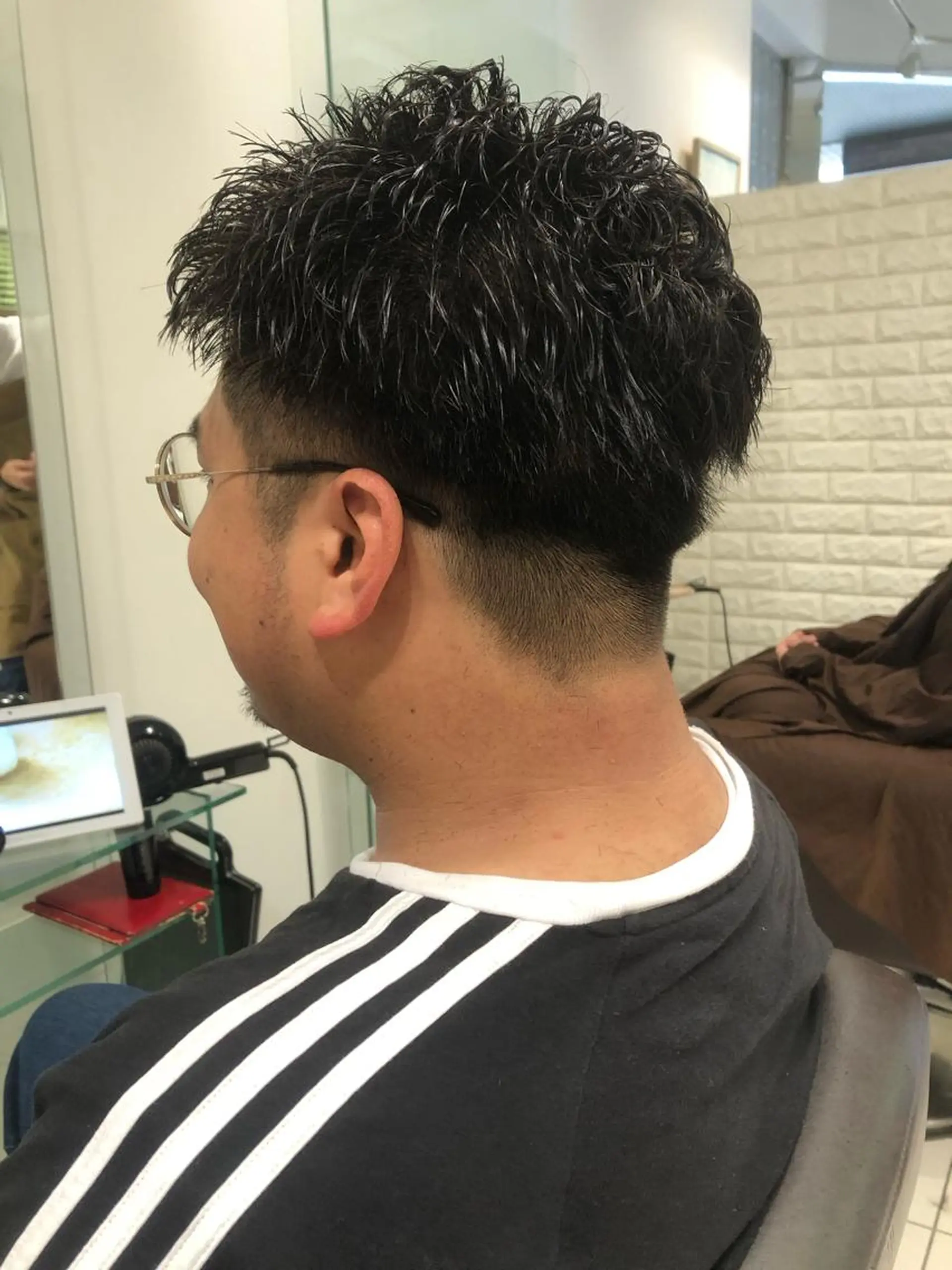 ショート メンズ カット パーマ 田邉 知樹のヘアスタイル