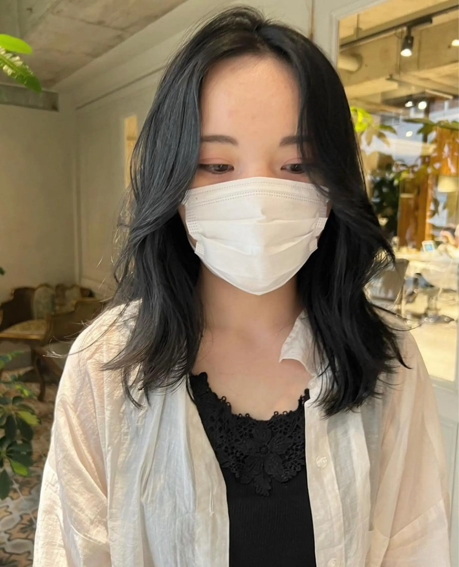 セミロング ヘアカラー 梅原 大和のヘアスタイル