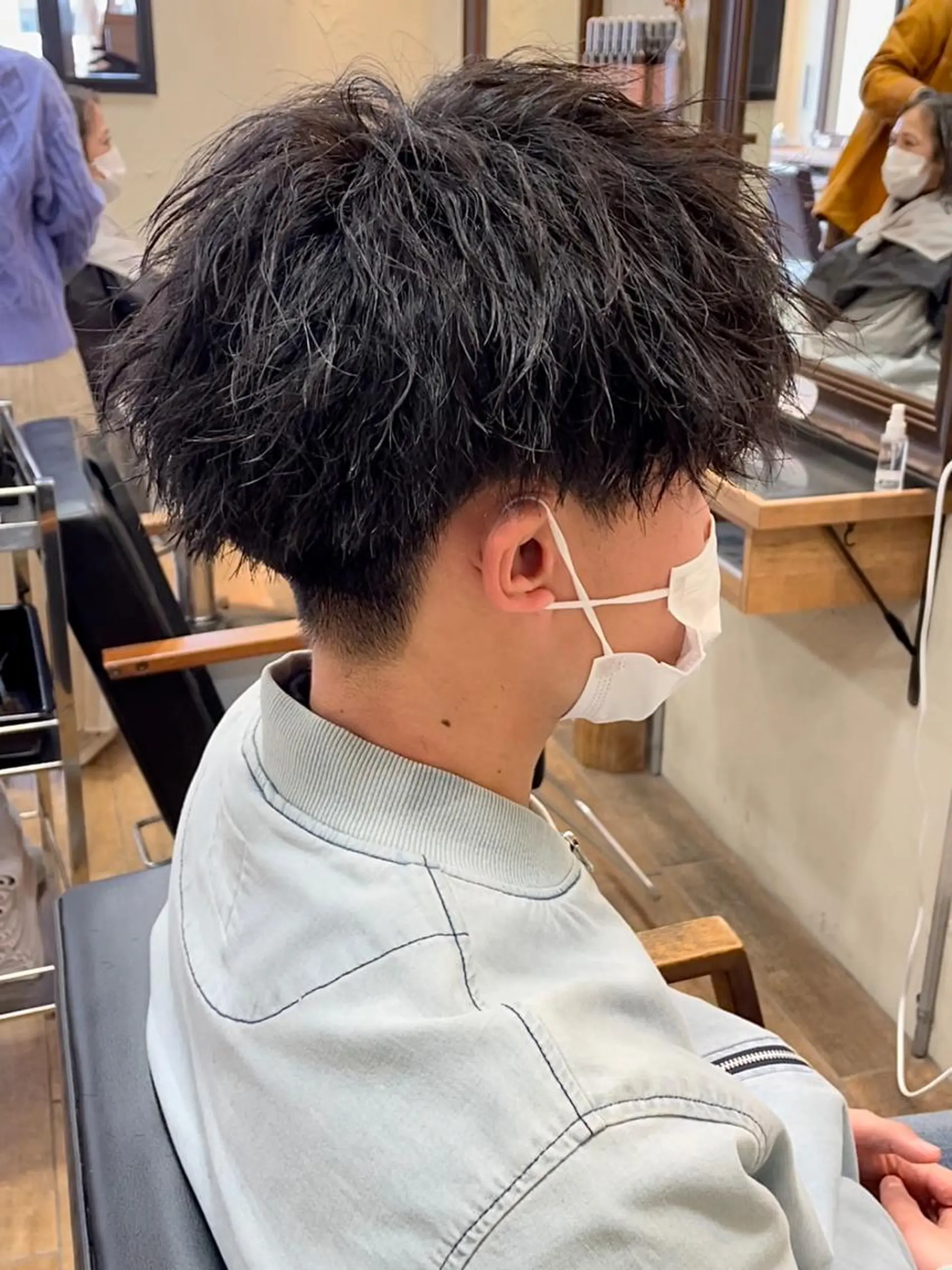 ショート パーマ カット パーマ OPShair　ANELLO所属・ショート/ボブ/ メンズ/縮毛矯正のヘアスタイル