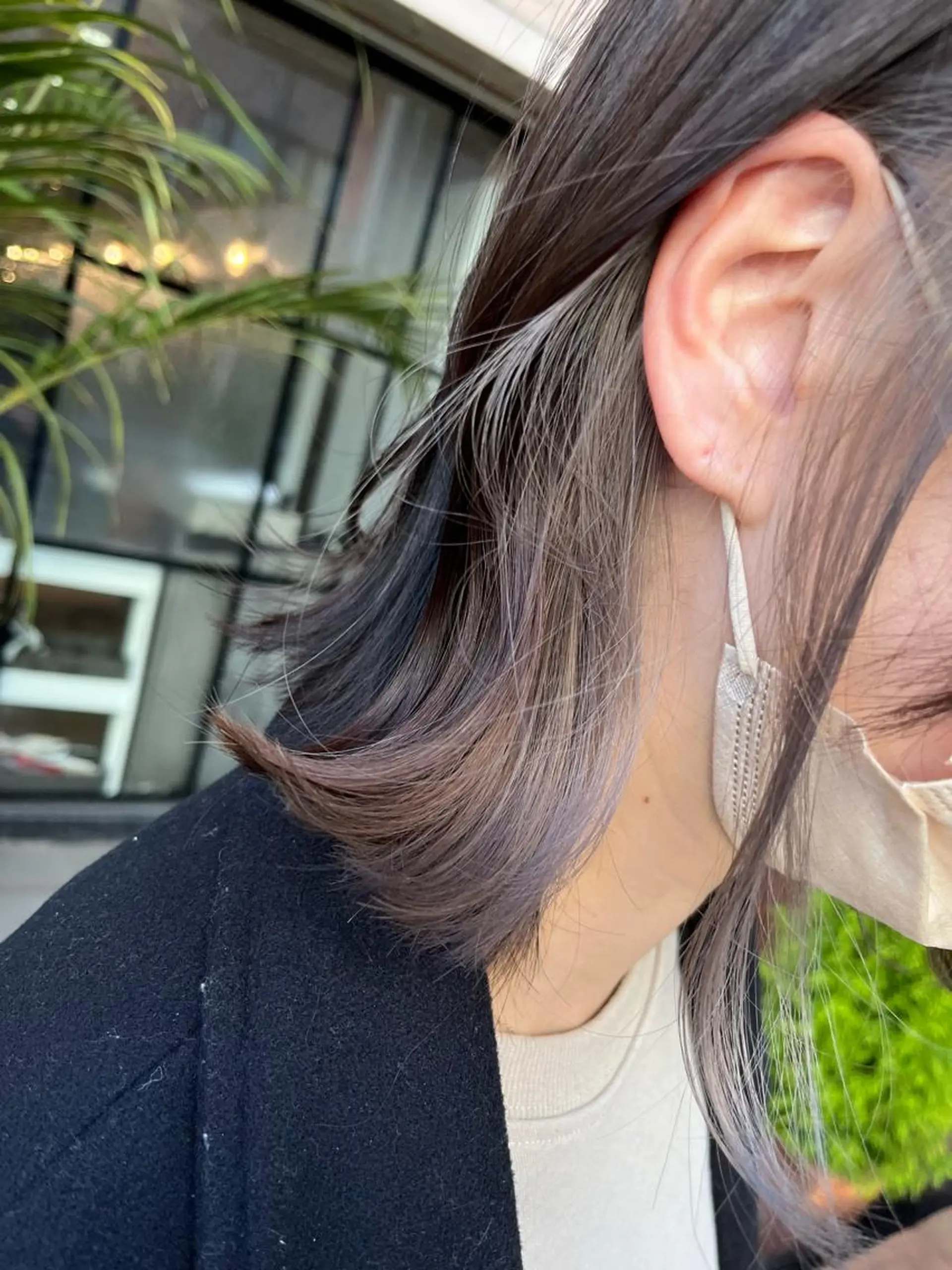 ショート カラー イヤリングカラー ヘアカラー SHIAN 八王子👼鬼塚さやかのヘアスタイル