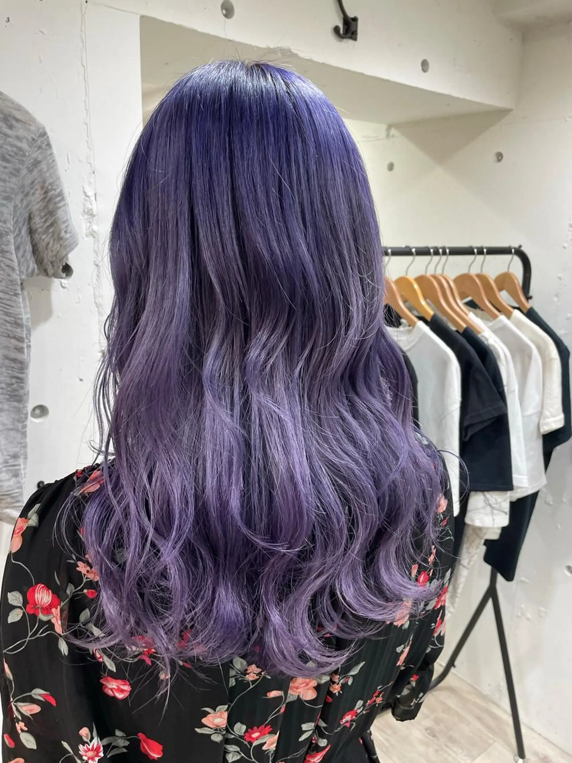 ロング カラー ヘアカラー カラーが上手い 辻悠月のヘアスタイル