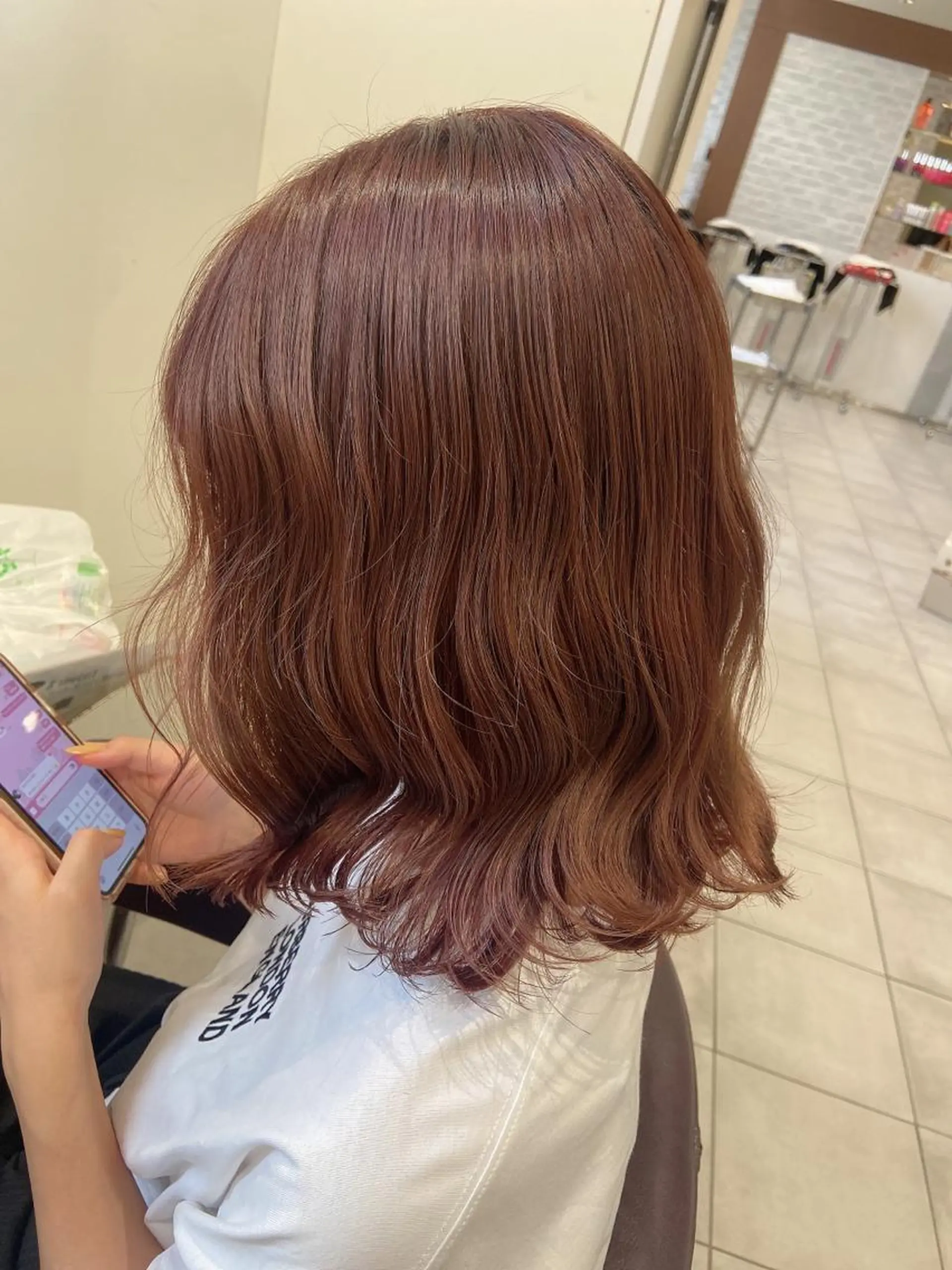 ミディアム カラー カット ヘアカラー 韓国/色気/レイヤー /avance天王寺のヘアスタイル