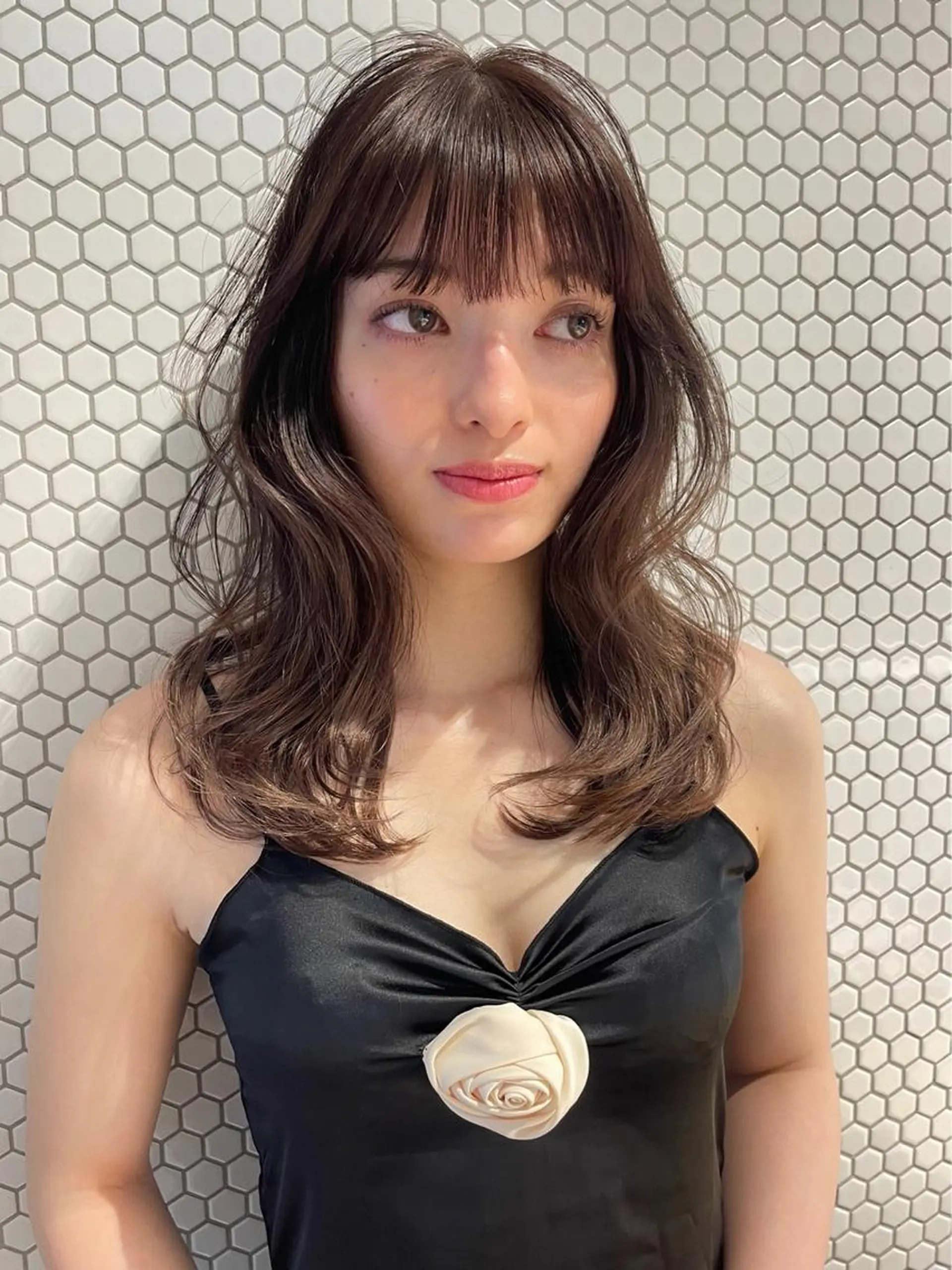 セミロング urara🤍 柔らかヘアのヘアスタイル