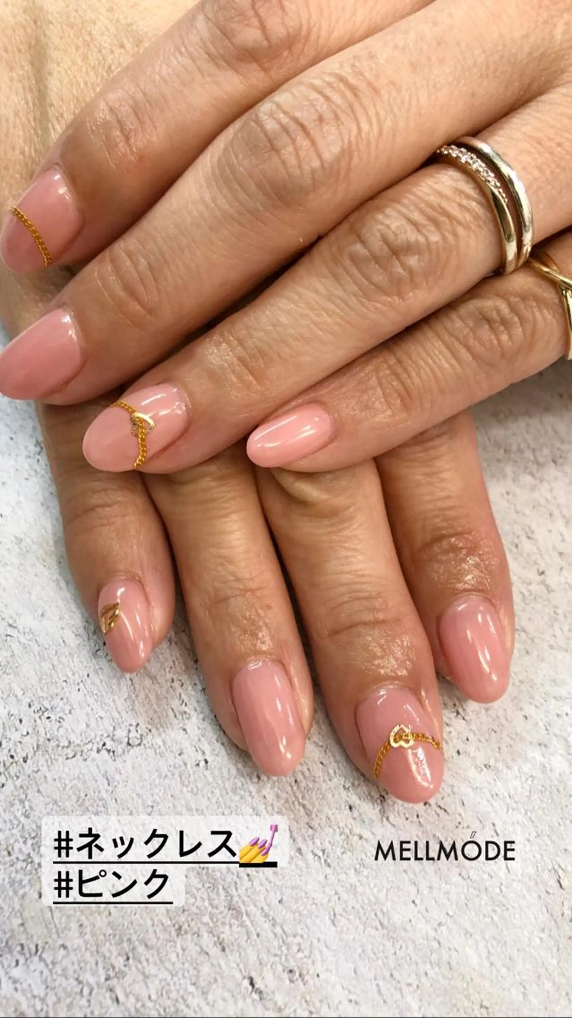 ネイル ハンドネイル MELLMODE所属・Nakano Kanaのネイルデザイン