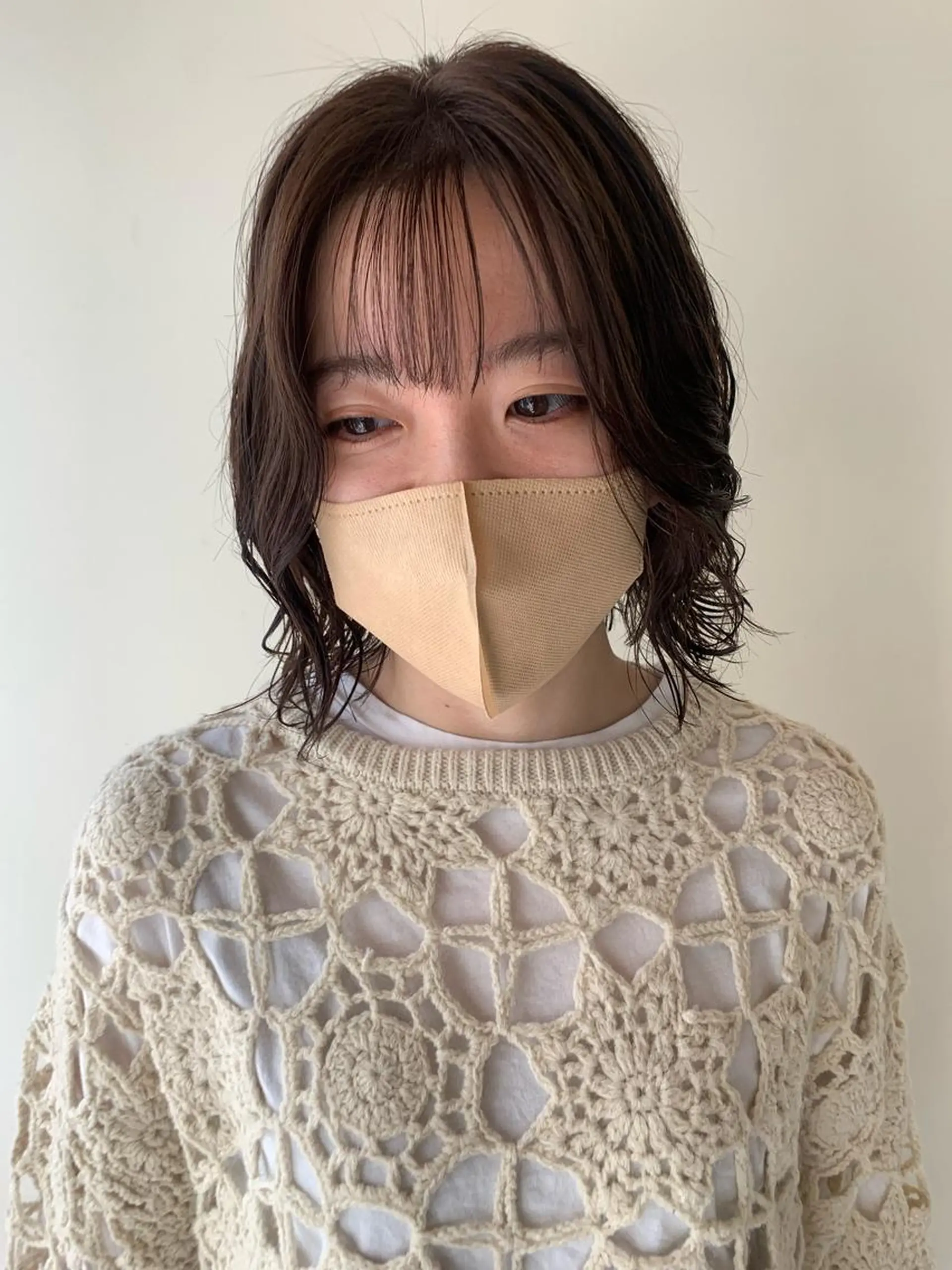 ミディアム パーマ AR.MARA hair  studio所属・ウェーブパーマ サトウヒカルのヘアスタイル