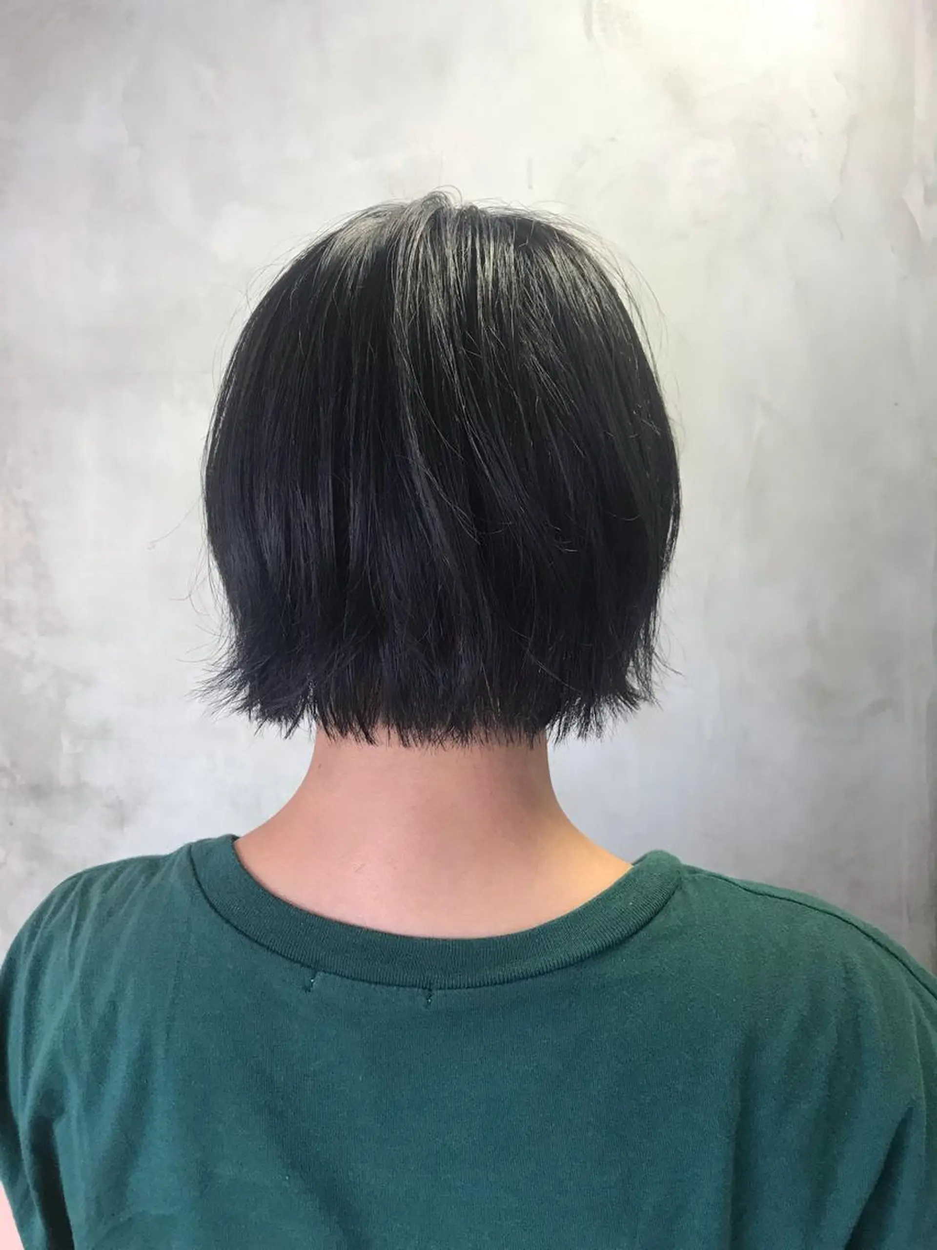 ショート カラー ヘアアレンジ 切りっぱなしボブ ボブ stylist/蛯谷 珠里のヘアスタイル