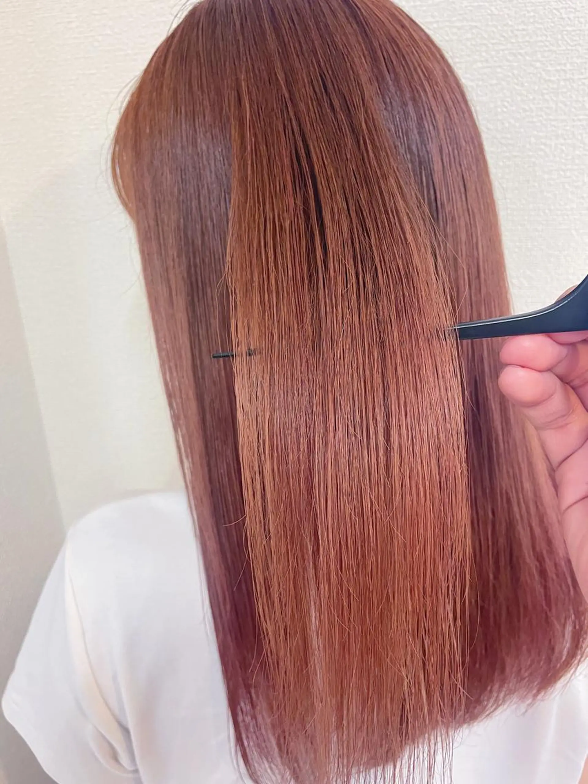 ロング カラー ケアブリーチ /髪質 改善/古橋圭史郎のヘアスタイル